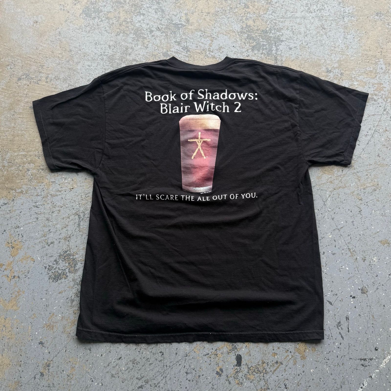 Vintage Blair Witch Project 2 Book of Shadows Wicked Ale Promo tee Size US XL / EU 56 / 4 - 1 Thumbnail