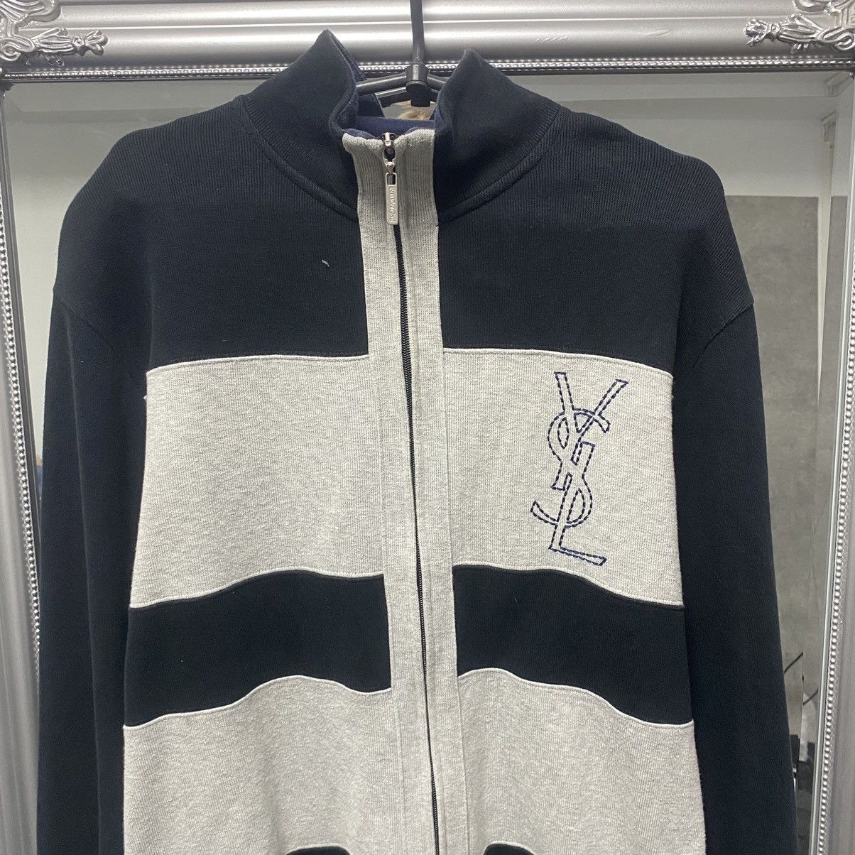 Vintage Vintage Yves Saint Lauren full zip Size US L / EU 52-54 / 3 - 2 Thumbnail