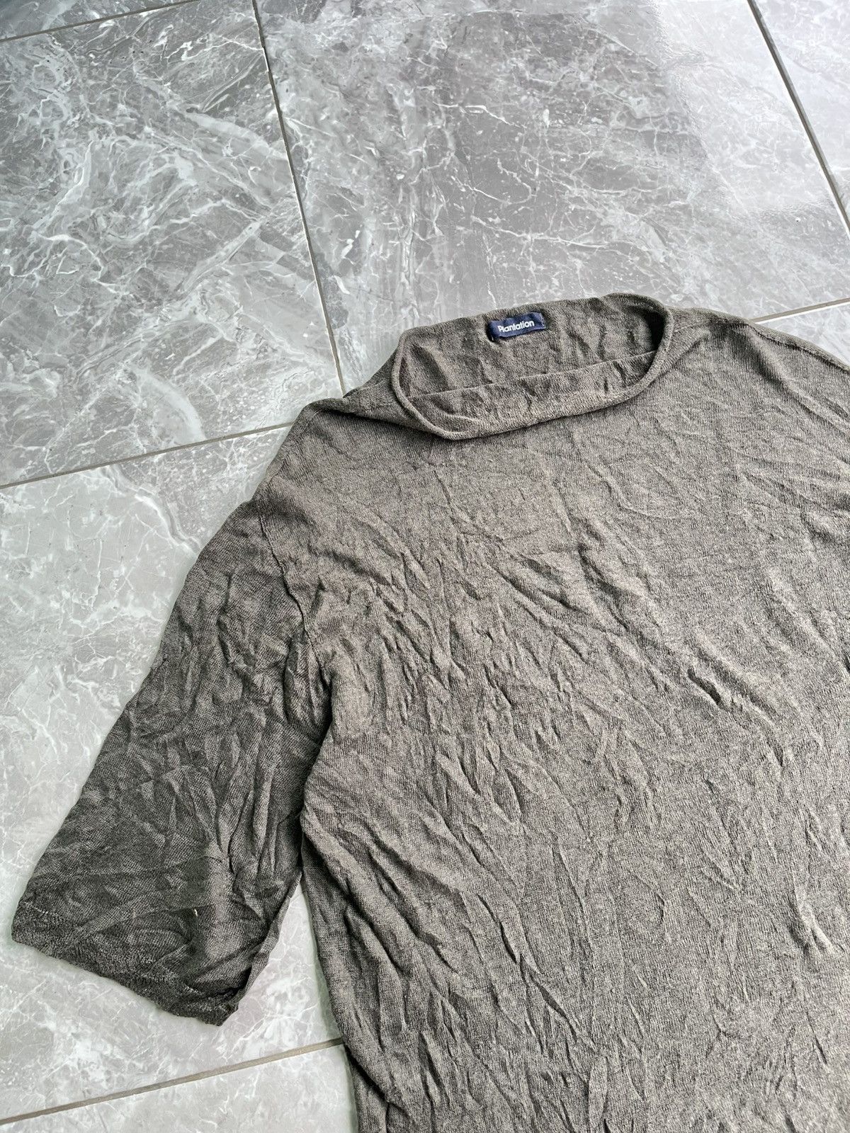 Issey Miyake Plantation By Issey Miyake Knit Short Sleeve Size M / US 6-8 / IT 42-44 - 3 Thumbnail