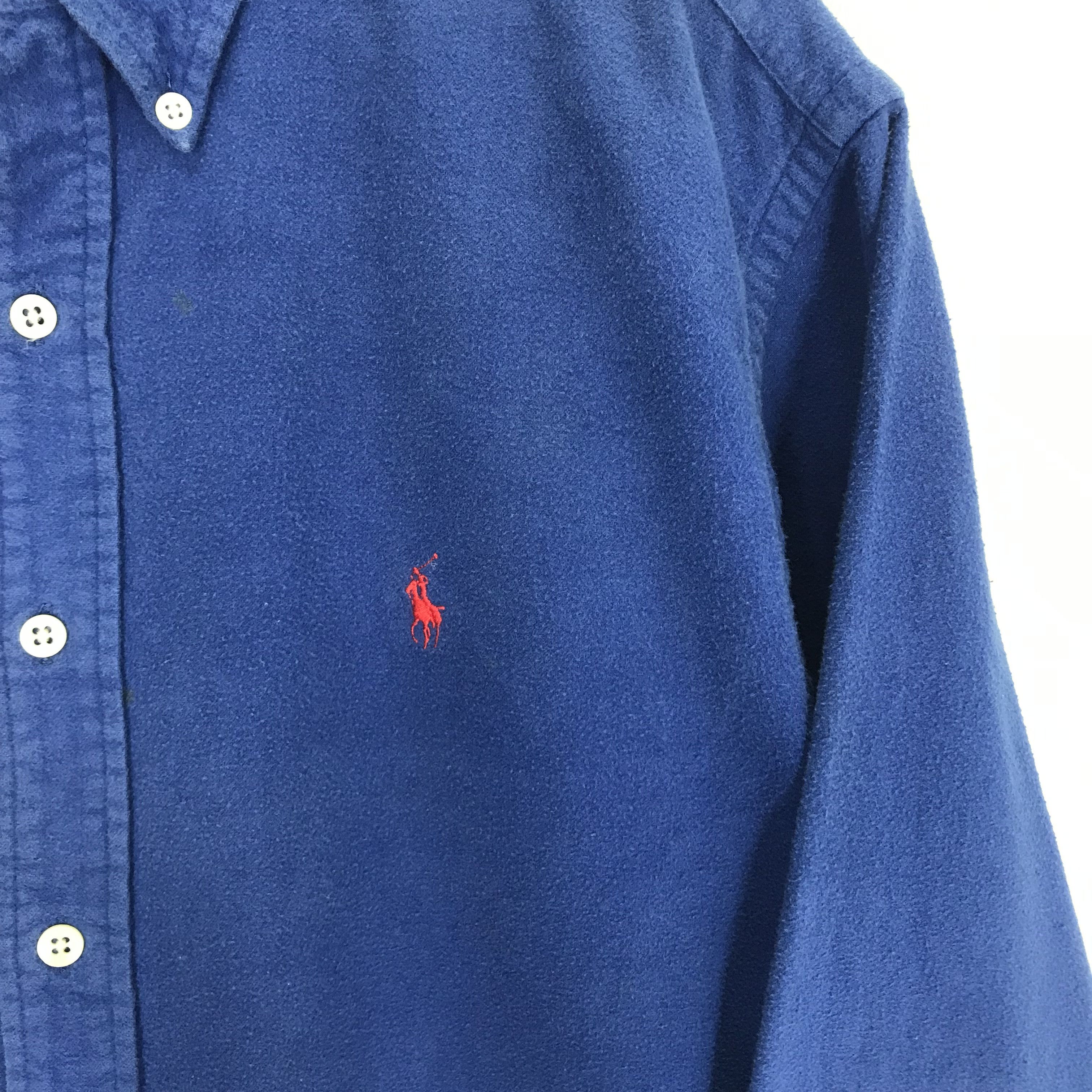 Polo Ralph Lauren Vintage Ralph Lauren Blue Casual Shirt Large Polo Pony Size US L / EU 52-54 / 3 - 5 Thumbnail