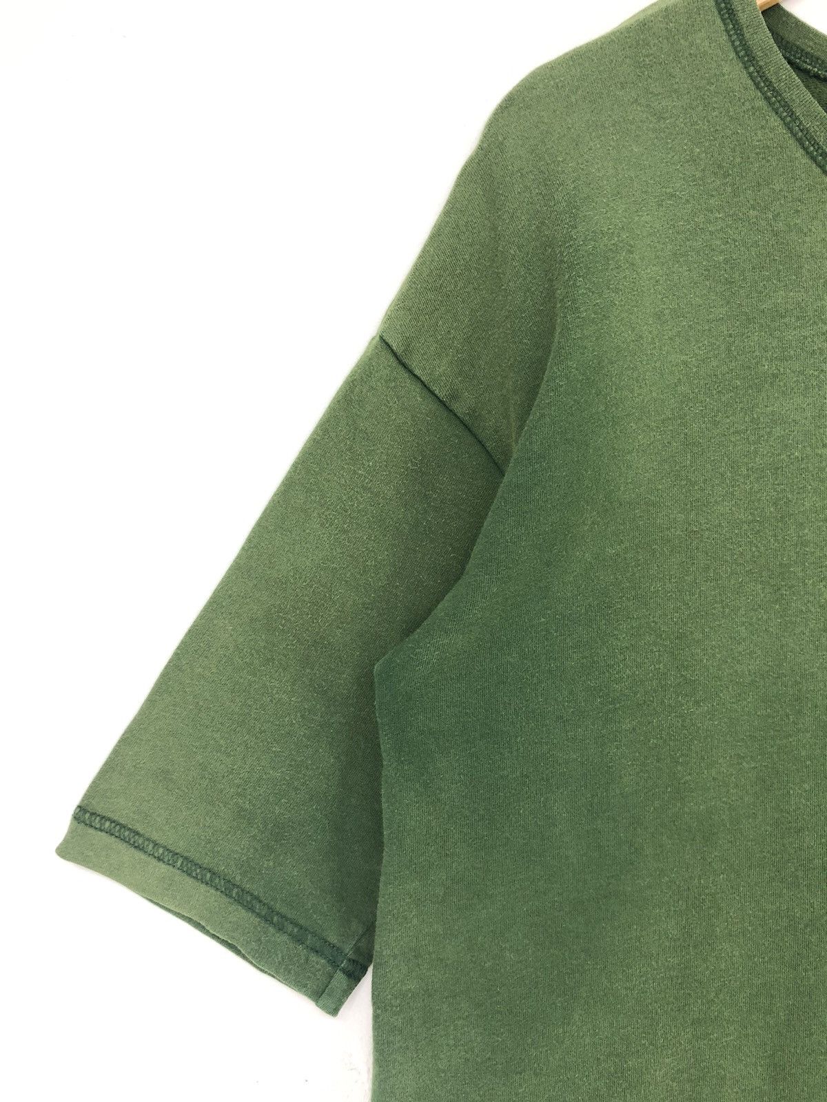 Zucca Cabane De Zucca Single Pocket Faded Green Oversize Tshirt Size US M / EU 48-50 / 2 - 6 Thumbnail