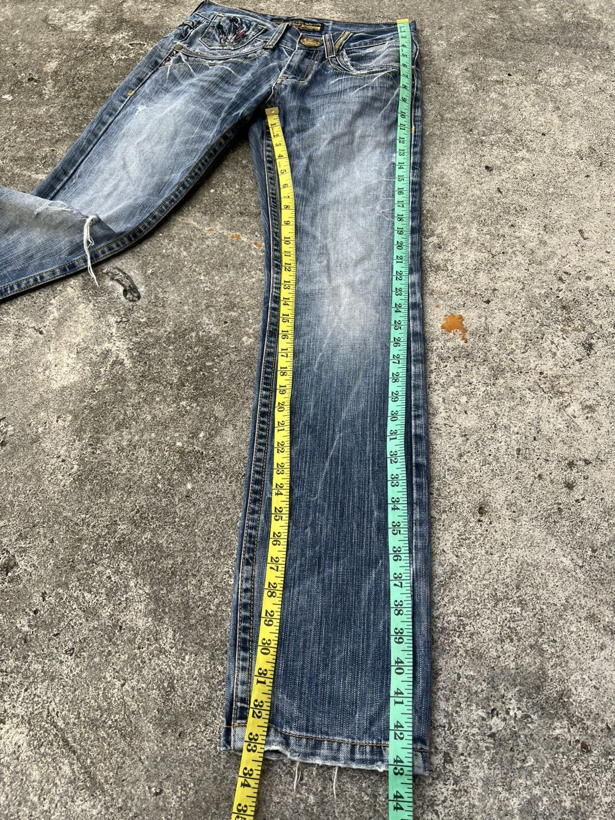 Japanese Brand 💥Studio RP Denim & Co Distress Jean Size US 29 - 4 Thumbnail