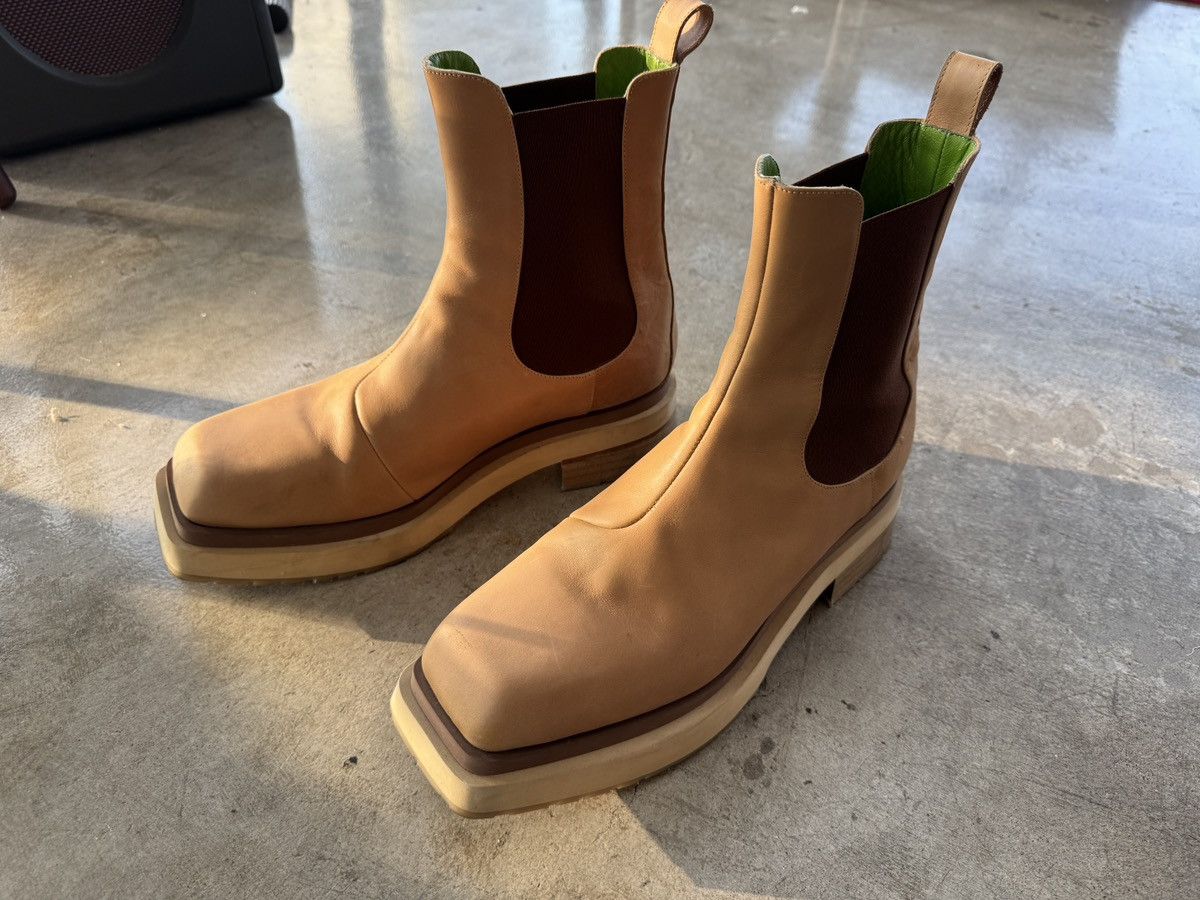 Eckhaus Latta Eckhaus Latta Brown Mike Chelsea Boots Size 46 Size US 13 / EU 46 - 3 Thumbnail