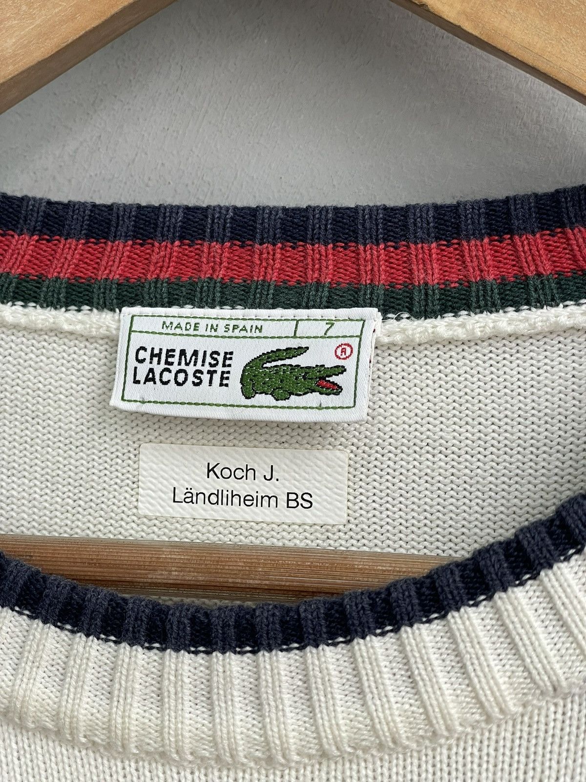 Lacoste Vintage Lacoste chemise old money sweater y2k Size US L / EU 52-54 / 3 - 4 Thumbnail