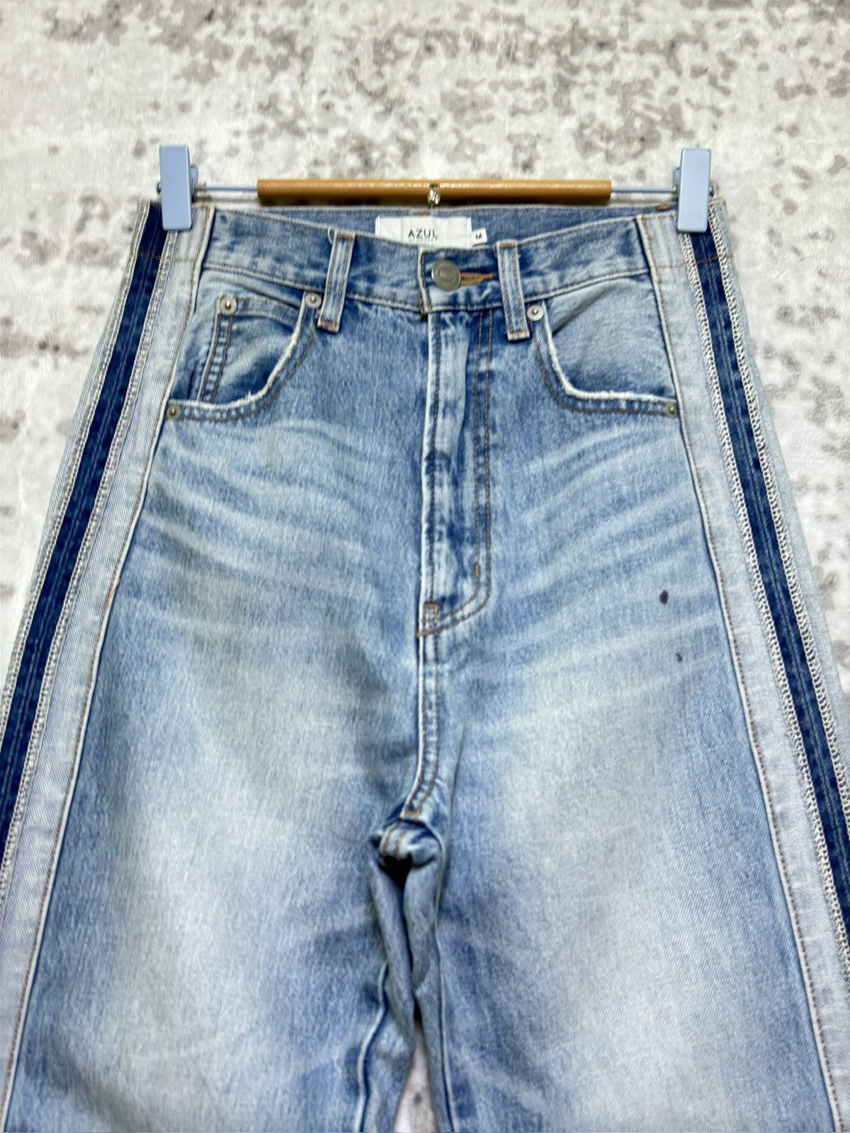 Hysteric Glamour Y2k AZUL Reworked Reconstructed Loose Denim Size US 27 - 3 Thumbnail