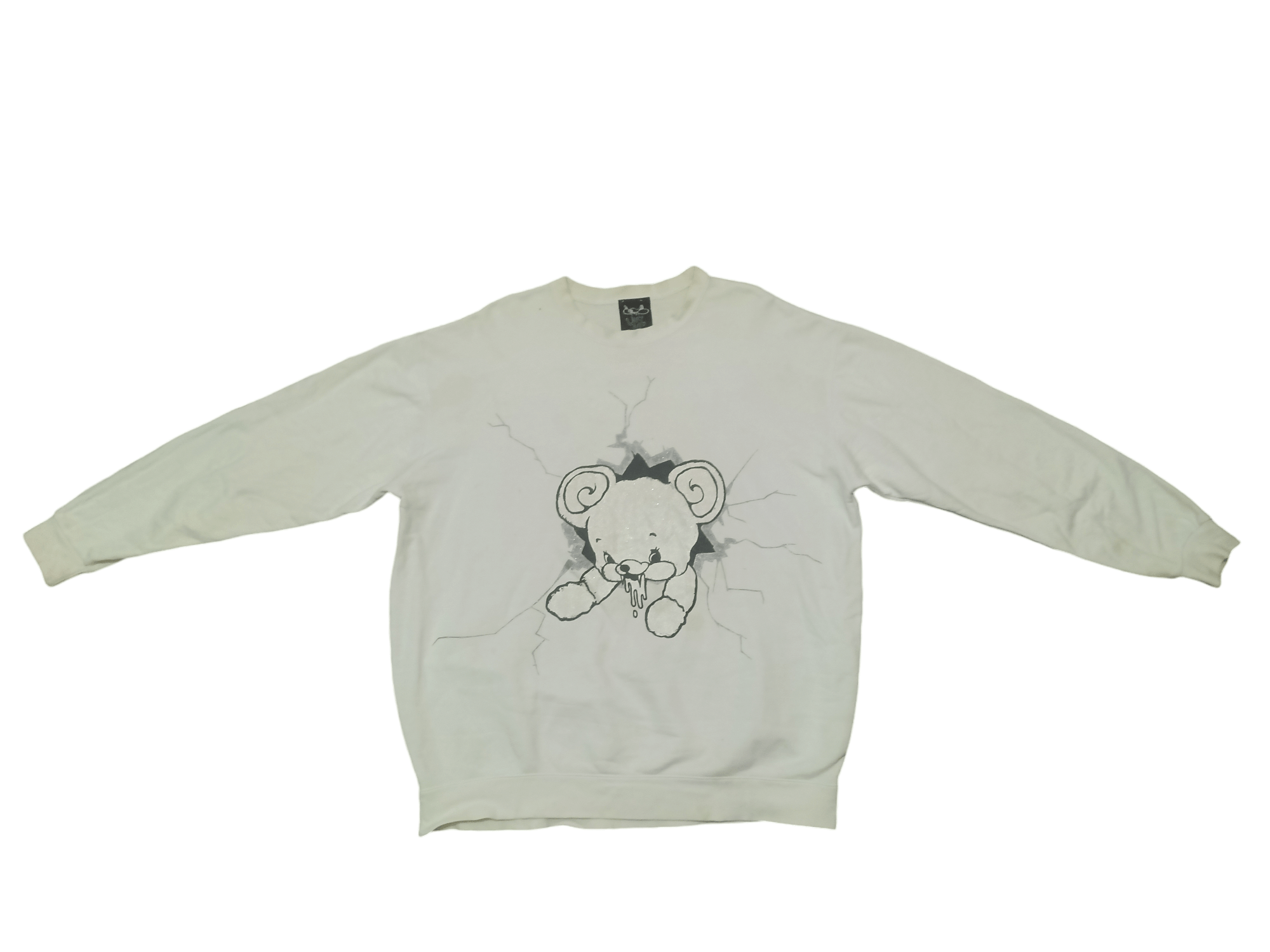 Yaponskii 1990s cyberpunk Yaponski bear Distressed Sweatshirt Size US XXL / EU 58 / 5 - 1 Thumbnail