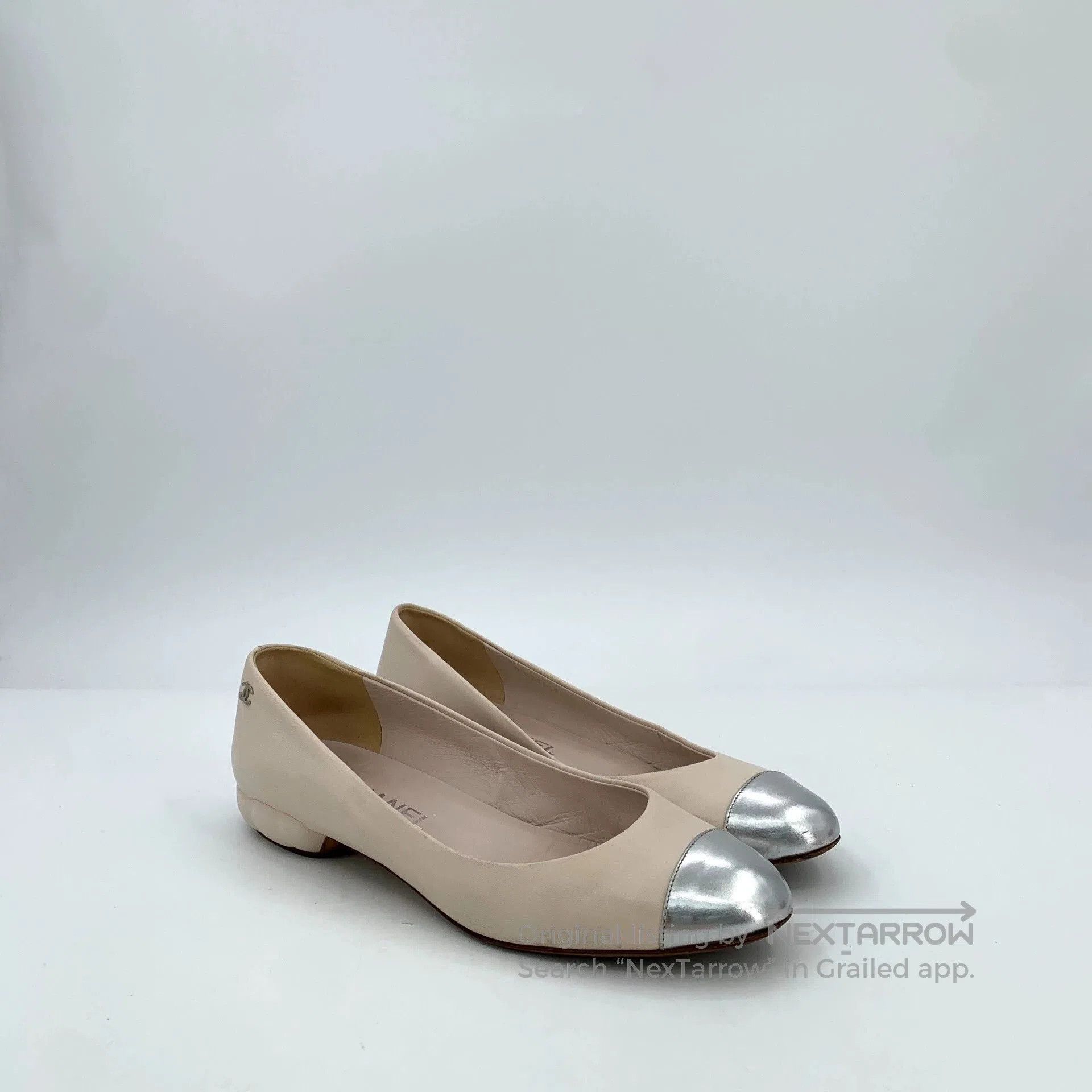 Chanel Chanel Colorblock Logo Round-Toe Flats. Size US 7.5 / EU 40-41 - 2 Thumbnail
