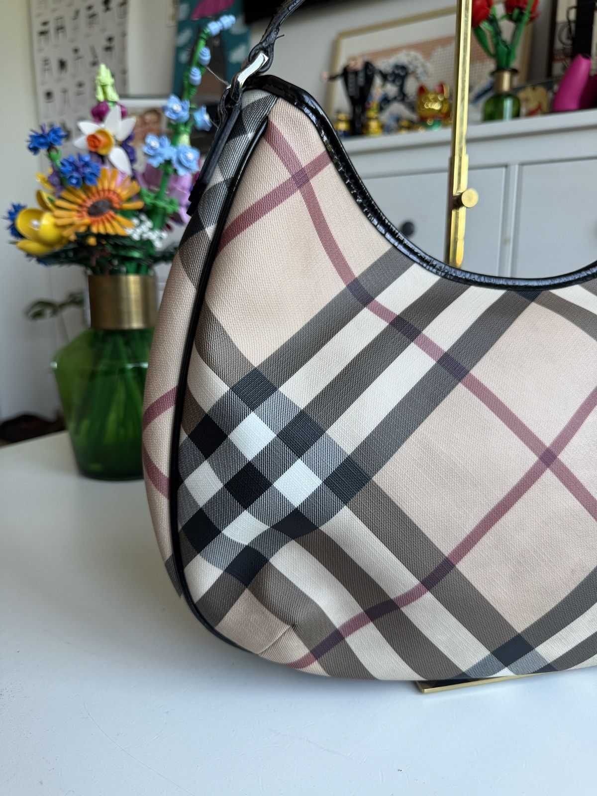 Burberry × Designer Vintage y2k Burberry London nova check hobo shoulder bag rare Size ONE SIZE - 7 Thumbnail