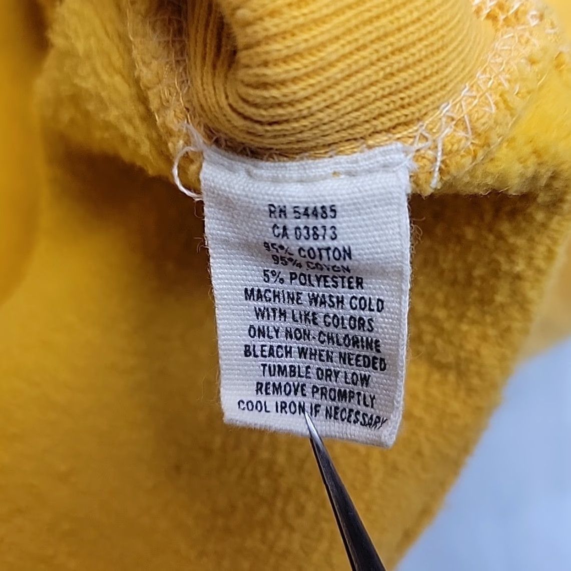 American Eagle Outfitters VINTAGE American Eagle Hoodie Mens L Gold Fleece Pullover Long Sleeve Logo Solid Cotton Casual 90s Mens Size US L / EU 52-54 / 3 - 6 Thumbnail