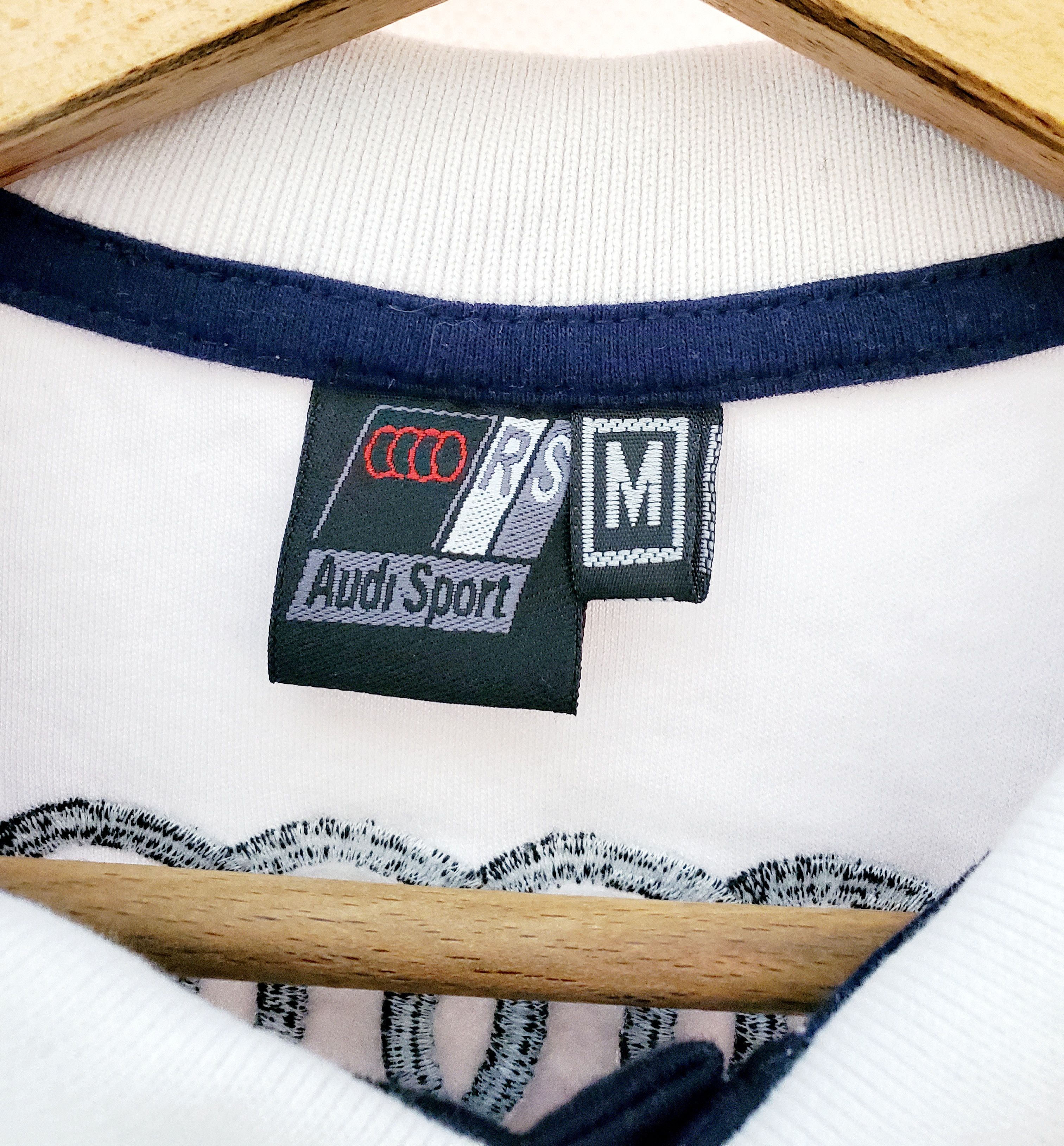 Audi × Vintage Audi Sports Racing Polo T-Shirt Embroidered size M Size US M / EU 48-50 / 2 - 4 Thumbnail