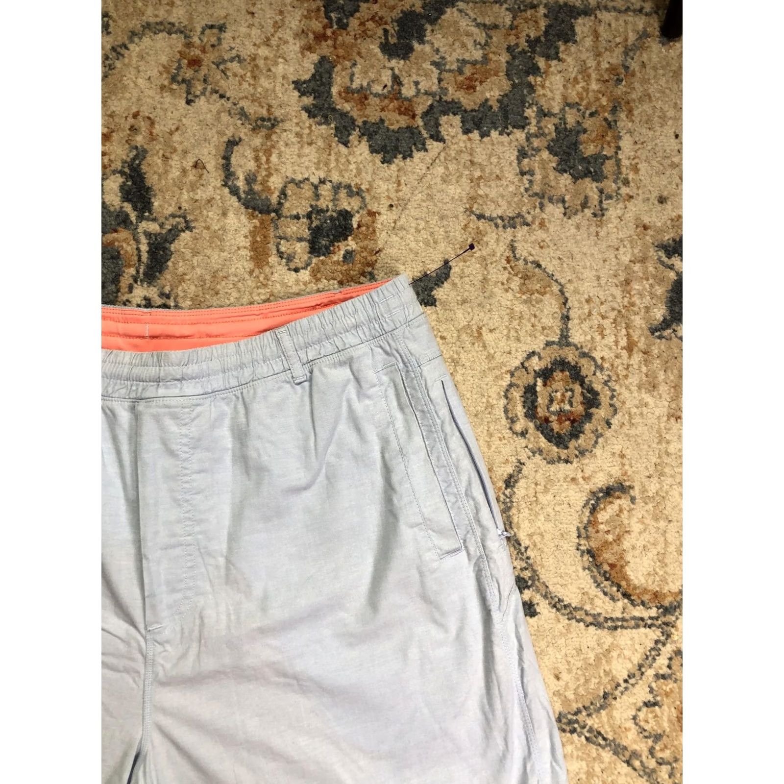 Vintage Birddogs Mens Shorts 2XL Blue Athletic Inseam 7 Elastic Waist Lined Pockets Stretch Lightweight Casual Summer Size US 39 - 3 Thumbnail