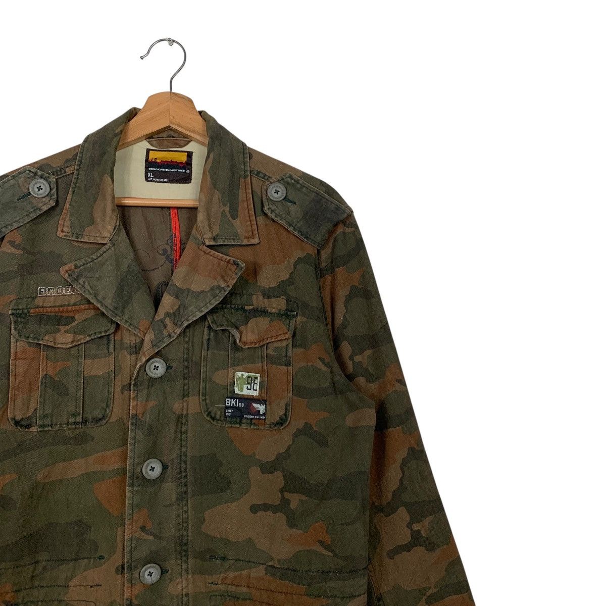 Brooklyn Industries BROOKLYN INDUSTRIES Workwear Camo Chore Jacket #2587-C117 Size US XL / EU 56 / 4 - 5 Thumbnail