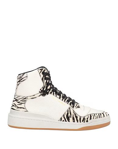 image of Saint Laurent Paris O1W1Db10324 Sl/24 Sneakers Zebra Pattern In Black & White in Black/White (Size 