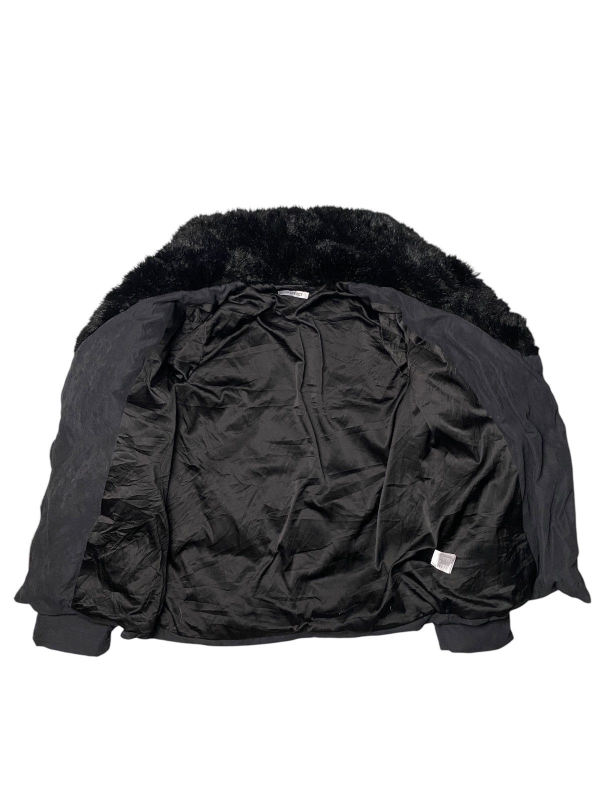 If Six Was Nine 2000's Lip Service Mink Fur Collar Puffer Jacket Size US M / EU 48-50 / 2 - 5 Thumbnail