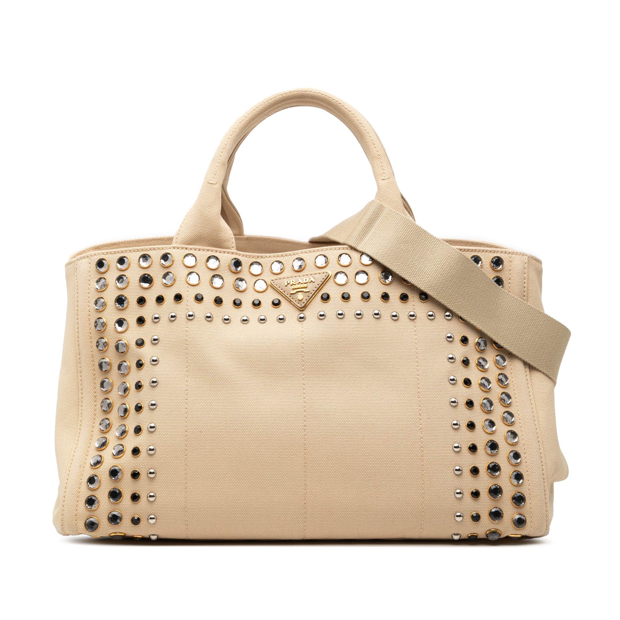 Prada Canvas Canapa Bijoux Satchel Size ONE SIZE - 1 Thumbnail