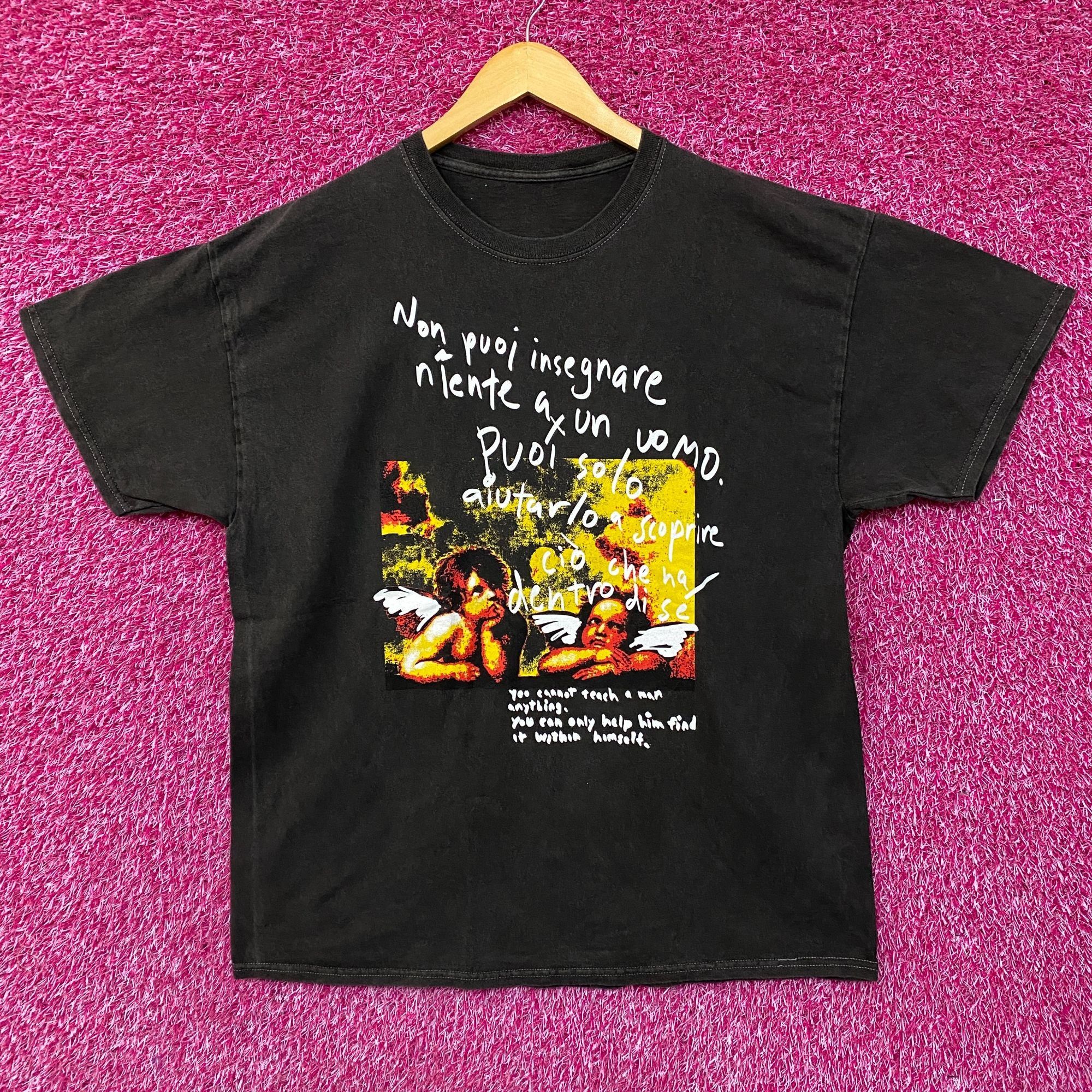 Other Angel Cherubs Painting Mineral Wash T-Shirt XL Size US XL / EU 56 / 4 - 1 Thumbnail