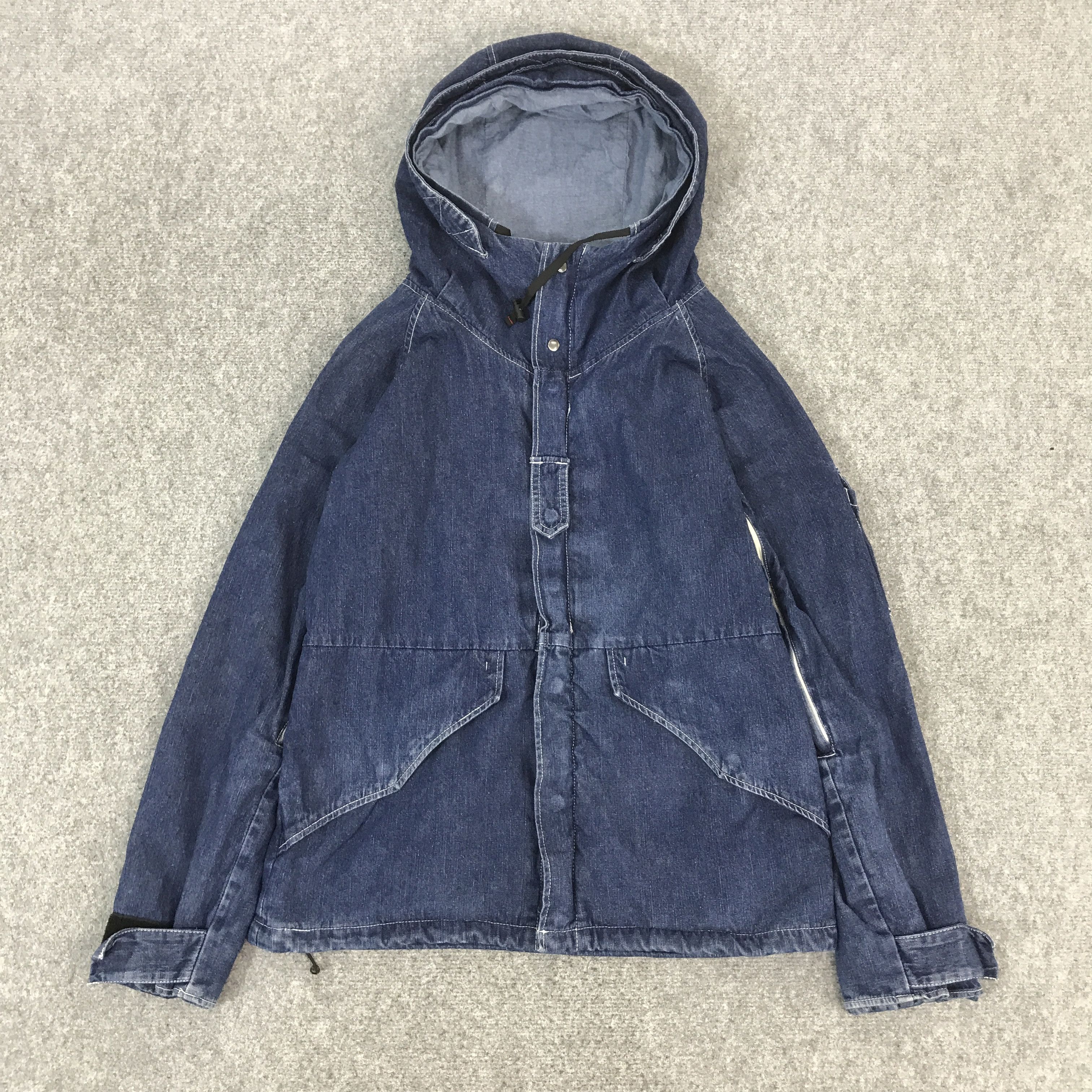 Japanese Brand JOEY FACTORY JAPAN STYLE DENIM HOODIES JACKET K69B5 Size US M / EU 48-50 / 2 - 1 Thumbnail