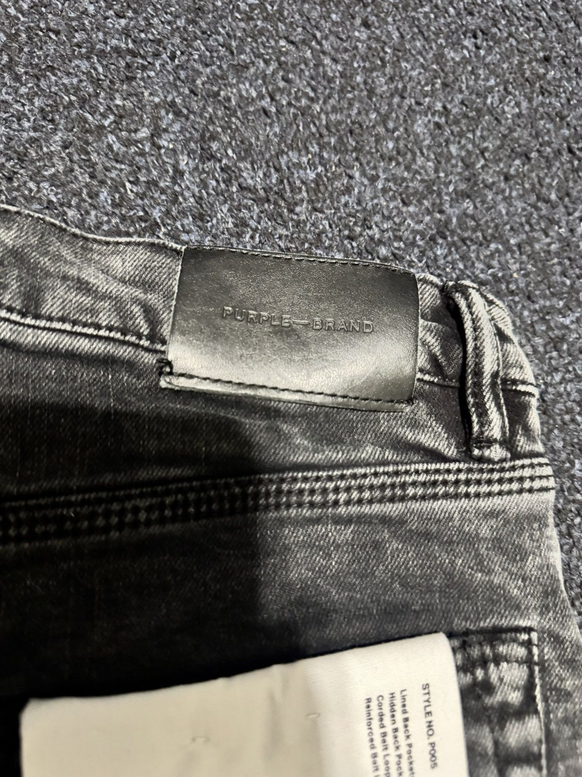 Purple Brand Purple P005 Faded Black Jeans Size US 30 / EU 46 - 5 Thumbnail