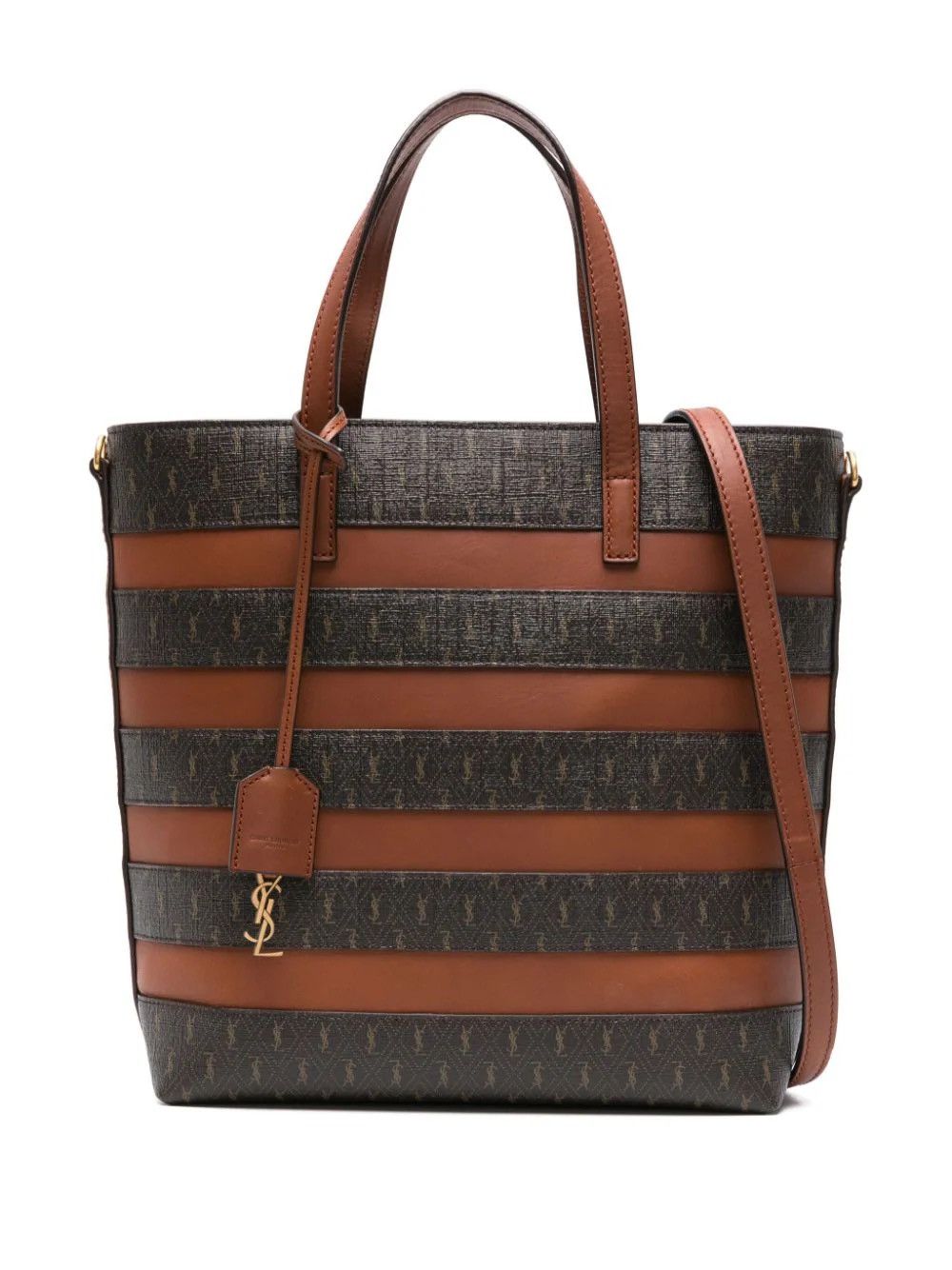 Saint Laurent Paris SS22 Le Monogramme Coated Canvas Shopping Bag Size ONE SIZE - 13 Thumbnail