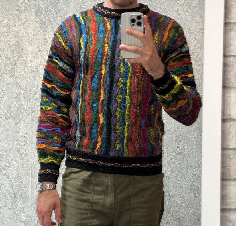Coogi Vintage coogi style cable knit Size US S / EU 44-46 / 1 - 4 Thumbnail