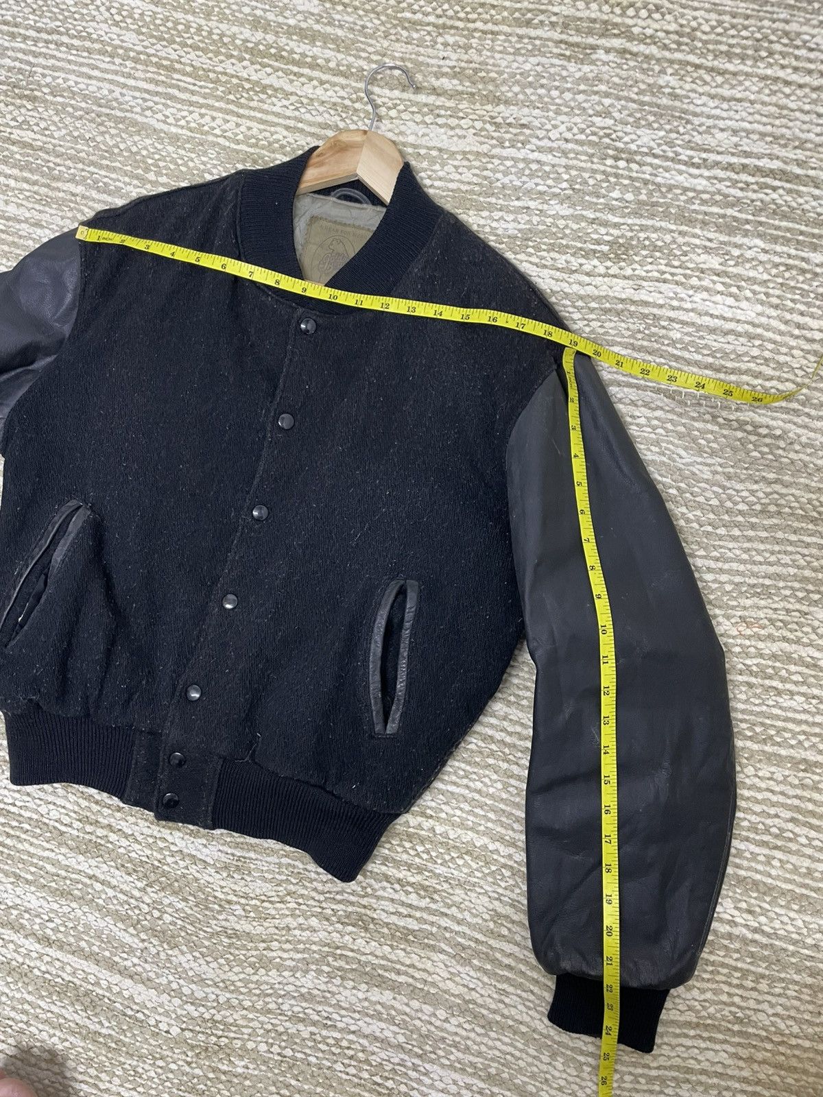 Golden Bear Vintage Golden Bear 80s Leather Varsity Jacket Size US M / EU 48-50 / 2 - 15 Thumbnail