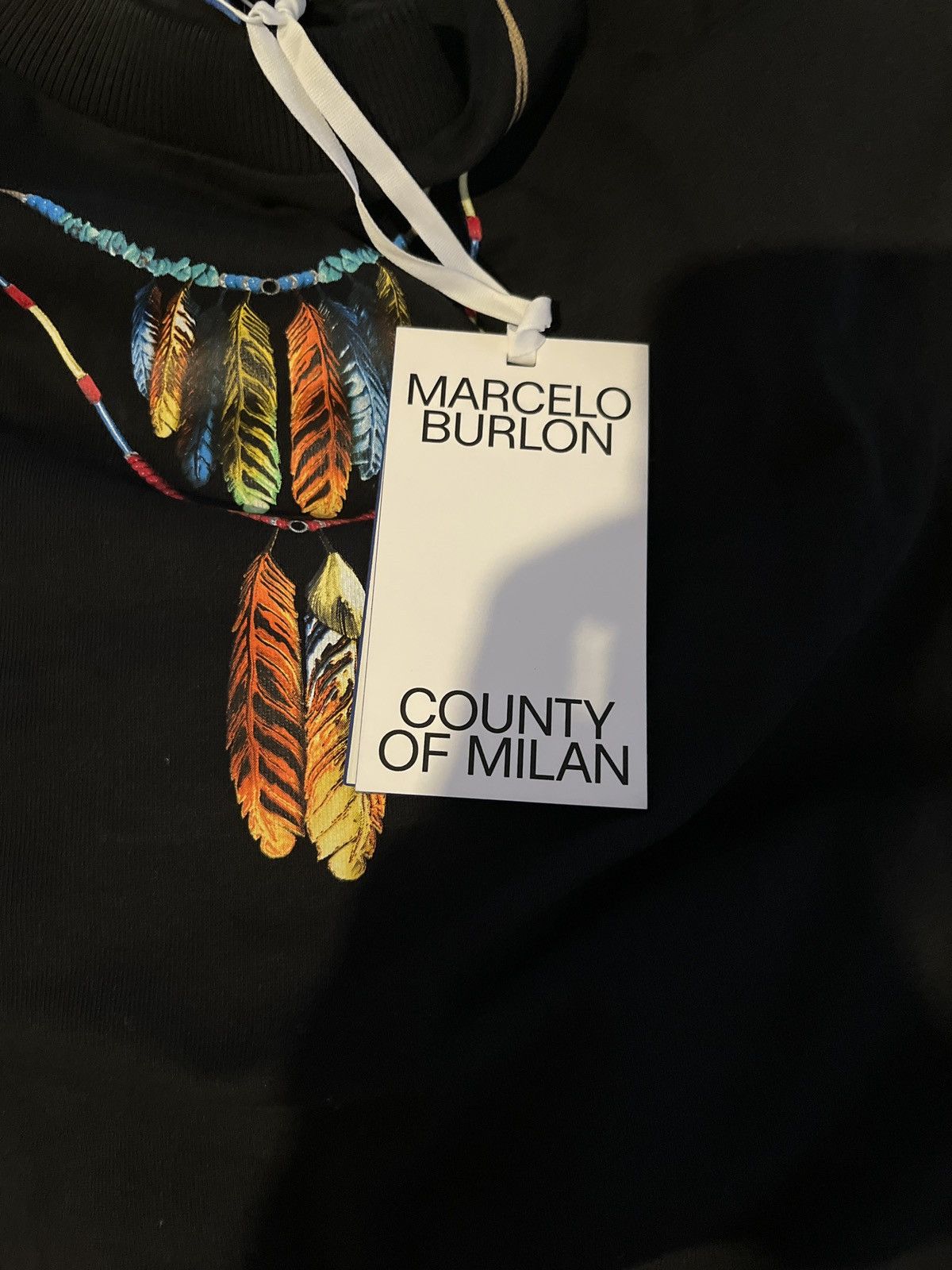 Marcelo Burlon Marcelo Burlon Black Tee Size US L / EU 52-54 / 3 - 1 Thumbnail