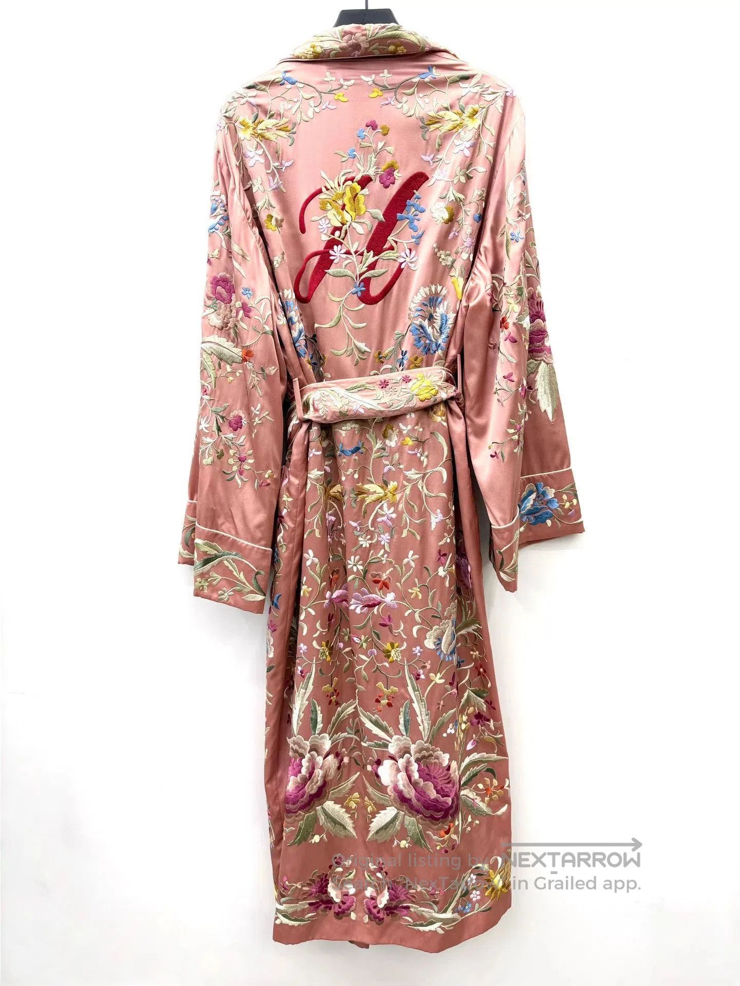 Gucci Gucci Floral Embroidered Silk Robe. Size US M / EU 48-50 / 2 - 2 Thumbnail