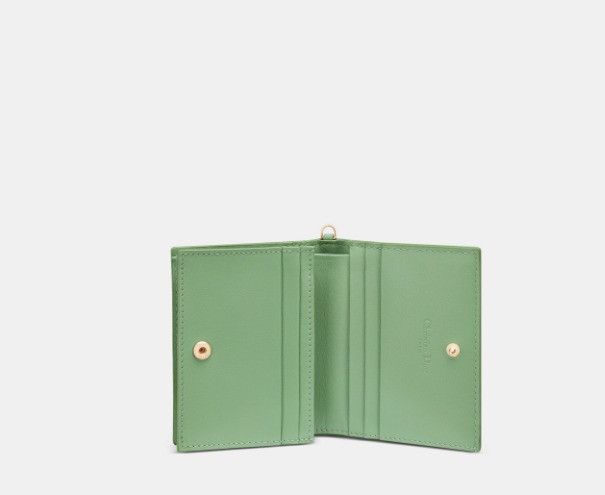 Dior o1w1db11024 Size: OS / Mini Gardenia Wallet in Deep Mint Size ONE SIZE - 4 Thumbnail