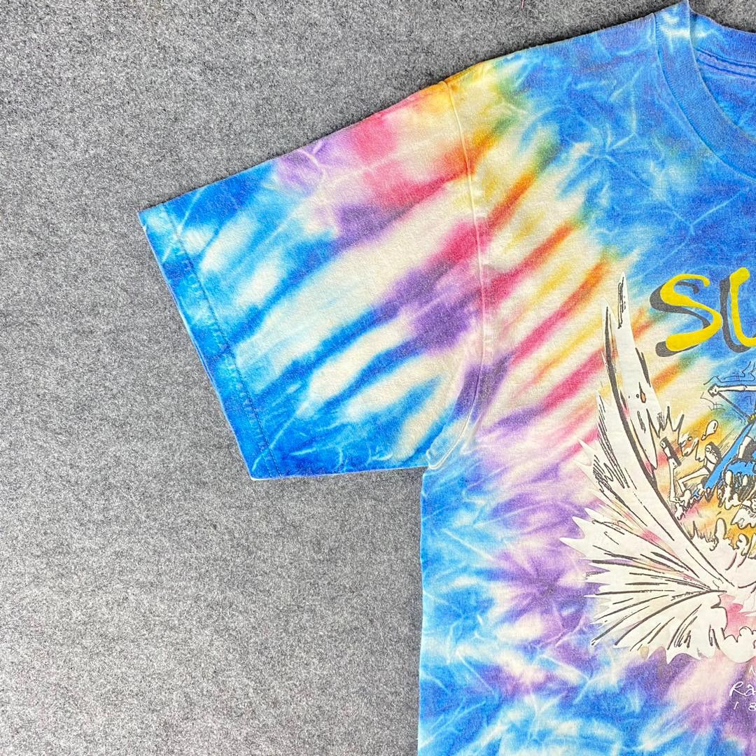 Vintage Vintage 90s Surf Acid Wash Promo Tshirt Size US M / EU 48-50 / 2 - 4 Thumbnail