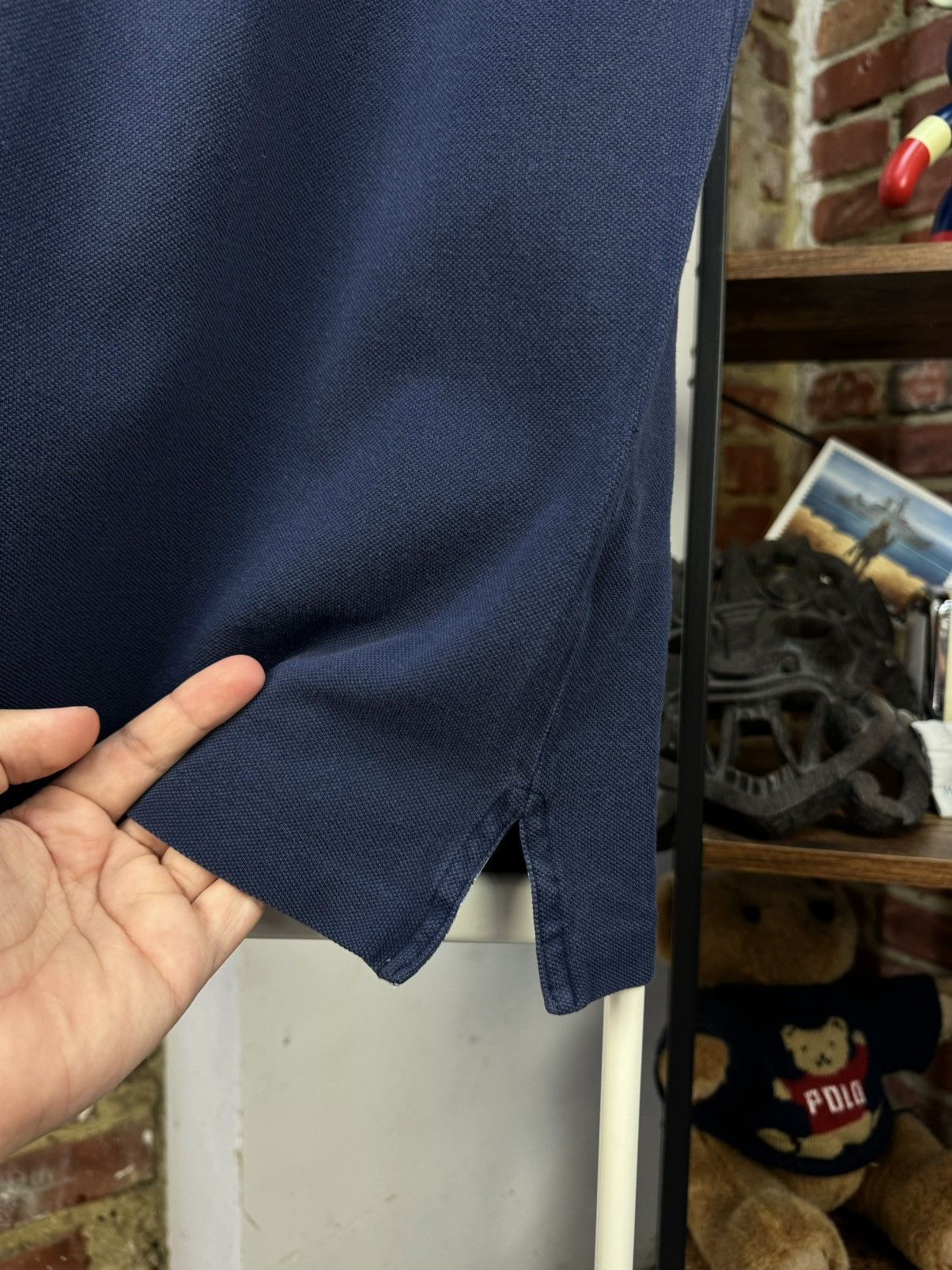 Polo Ralph Lauren × Vintage POLO by Ralph Lauren Vintage Pockets Polo Shirt Custom Fit Size US L / EU 52-54 / 3 - 11 Thumbnail