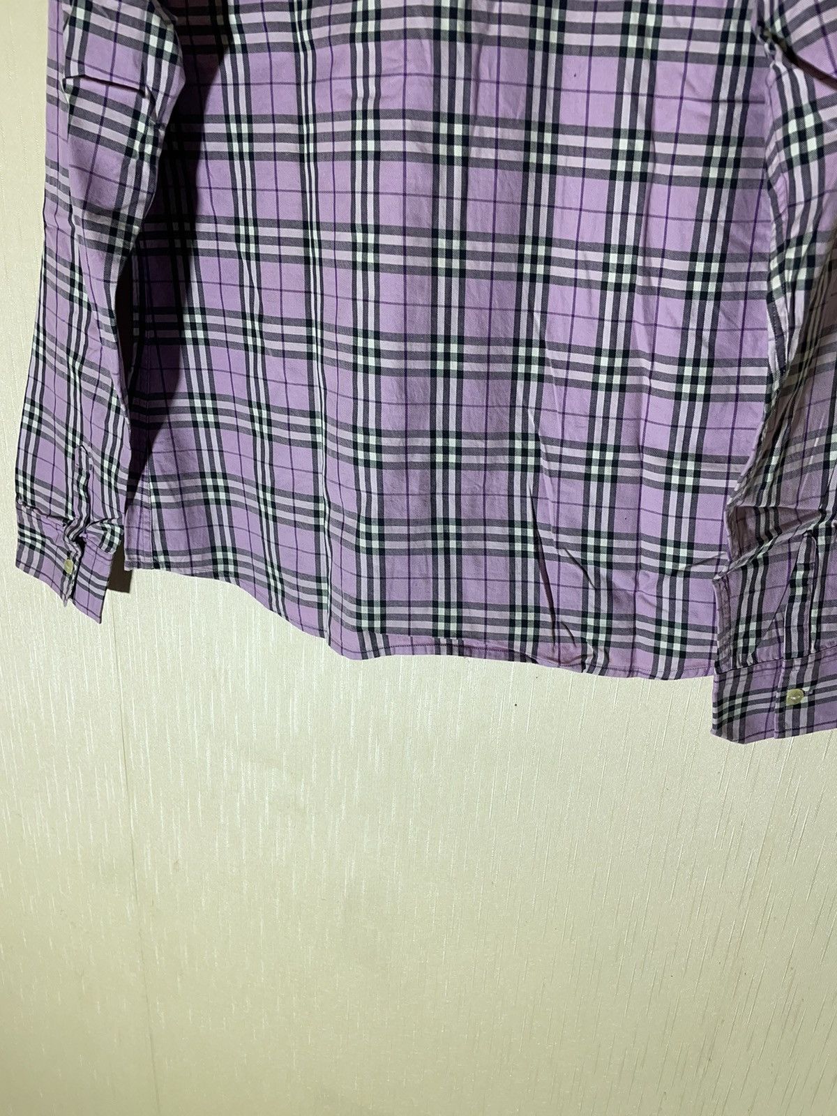 Burberry × Vintage Burberry London Nova check vintage streetwear shirt Size L / US 10 / IT 46 - 16 Thumbnail