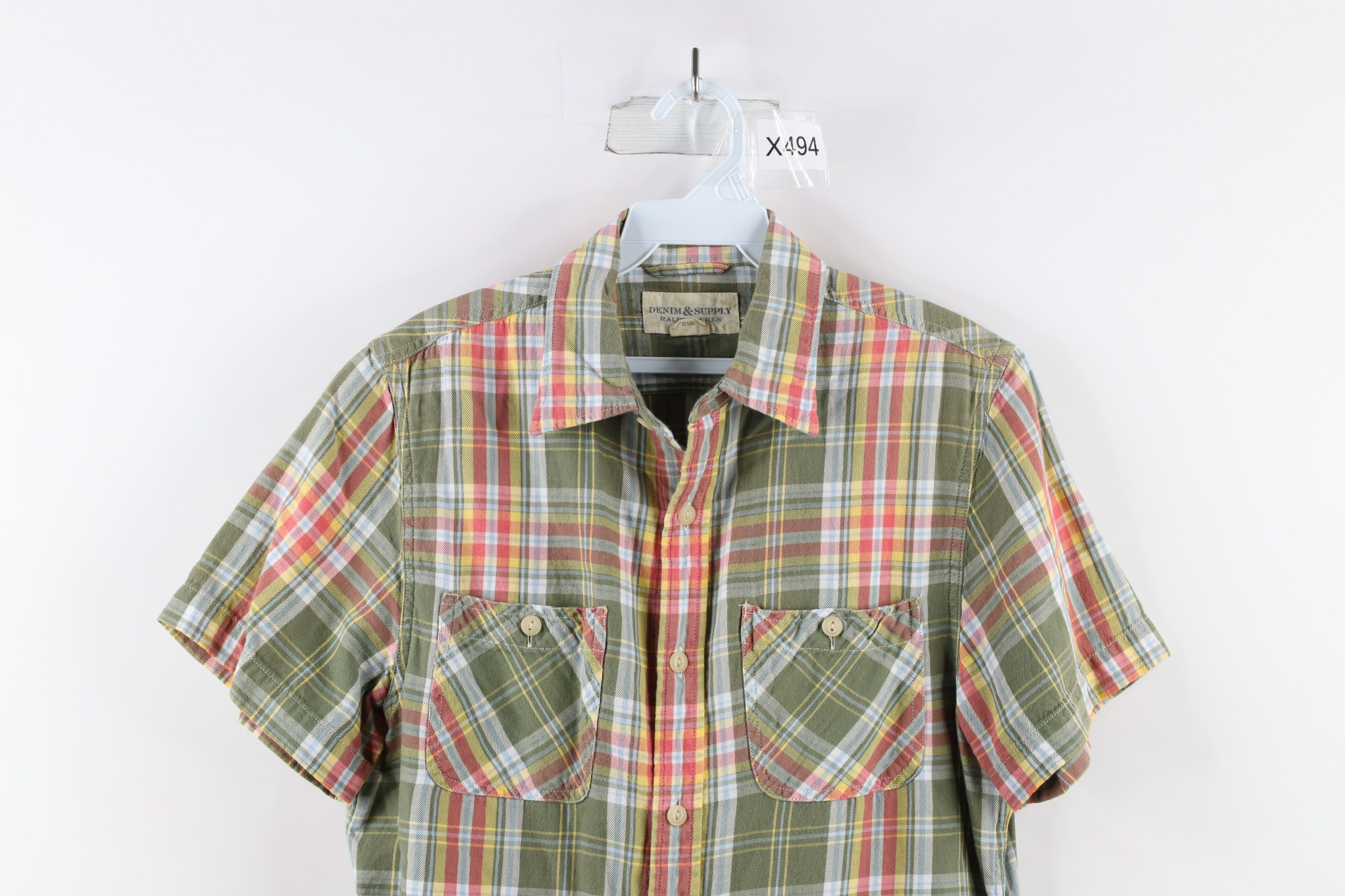 Polo Ralph Lauren Vintage Ralph Lauren Denim Supply Madras Plaid Button Shirt Size US M / EU 48-50 / 2 - 2 Thumbnail