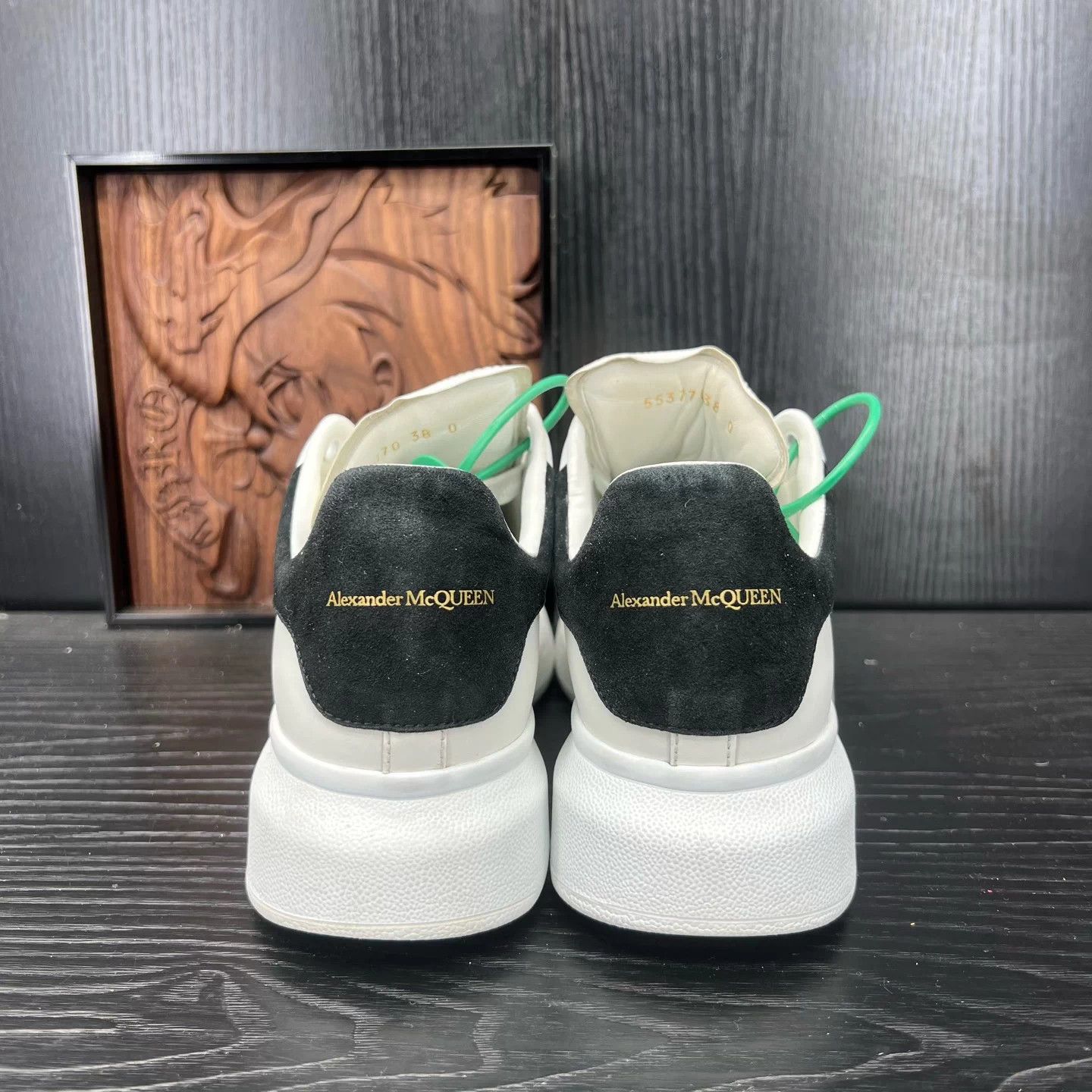Alexander McQueen Alexander McQueen Black Tail Suede Size US 7 / IT 37 - 5 Thumbnail