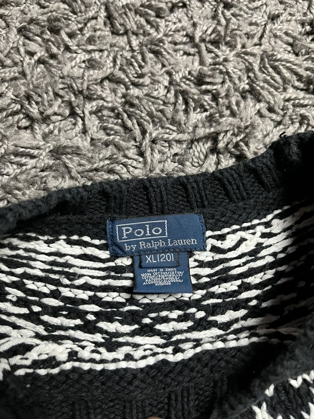 Ralph Lauren Ralph Lauren Vintage Nordic Fair Isle Knit Sweater Black Size US S / EU 44-46 / 1 - 3 Thumbnail