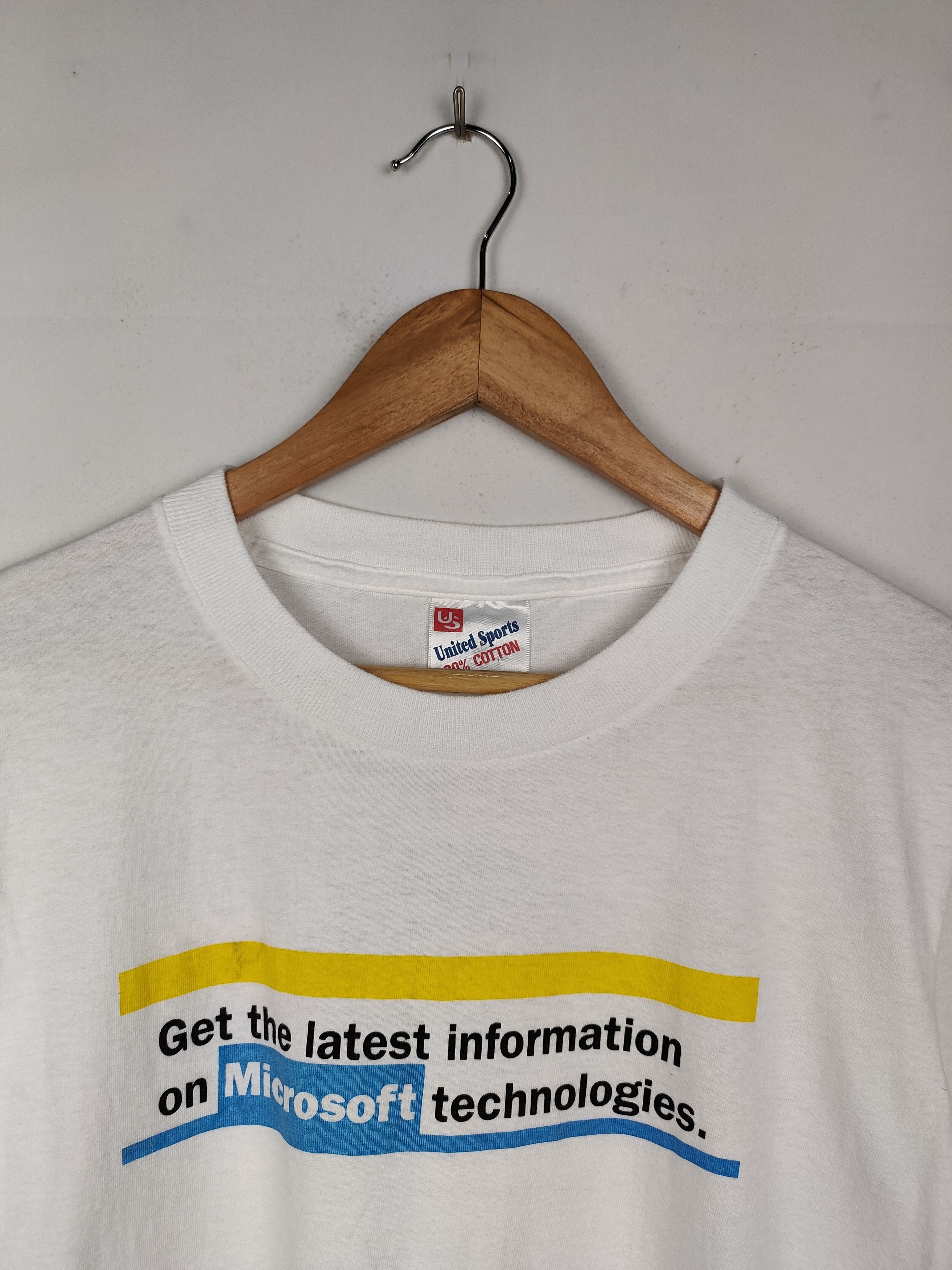 Microsoft × Vintage Vintage 90s Microsoft Shirt Size US S / EU 44-46 / 1 - 3 Thumbnail