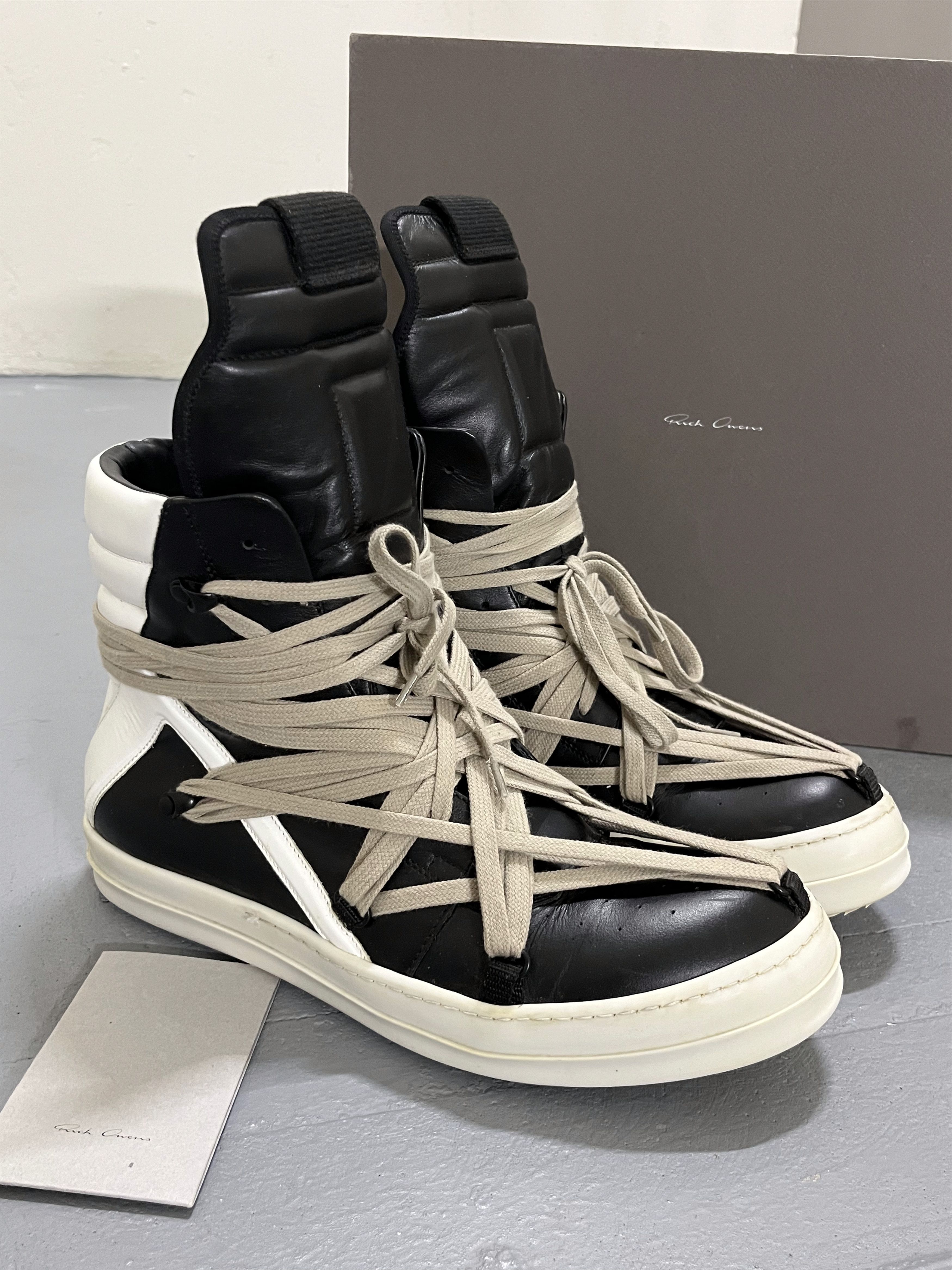Rick Owens Rick Owens Megalace Geobasket | Grailed