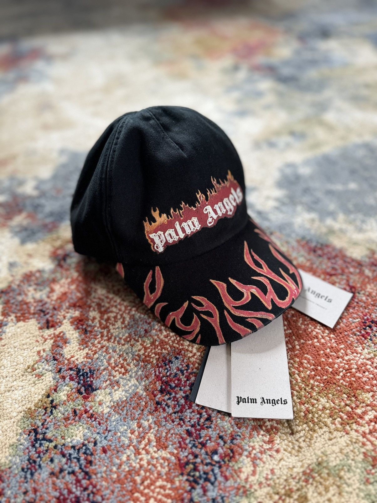 Palm Angels New Palm Angels Flames Cap Size ONE SIZE - 2 Thumbnail