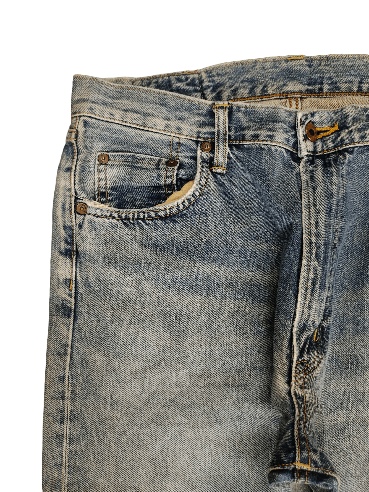 Edwin 90s Edwin 505XX Distress Selvedge Jeans Undercover Design Size US 33 - 4 Thumbnail