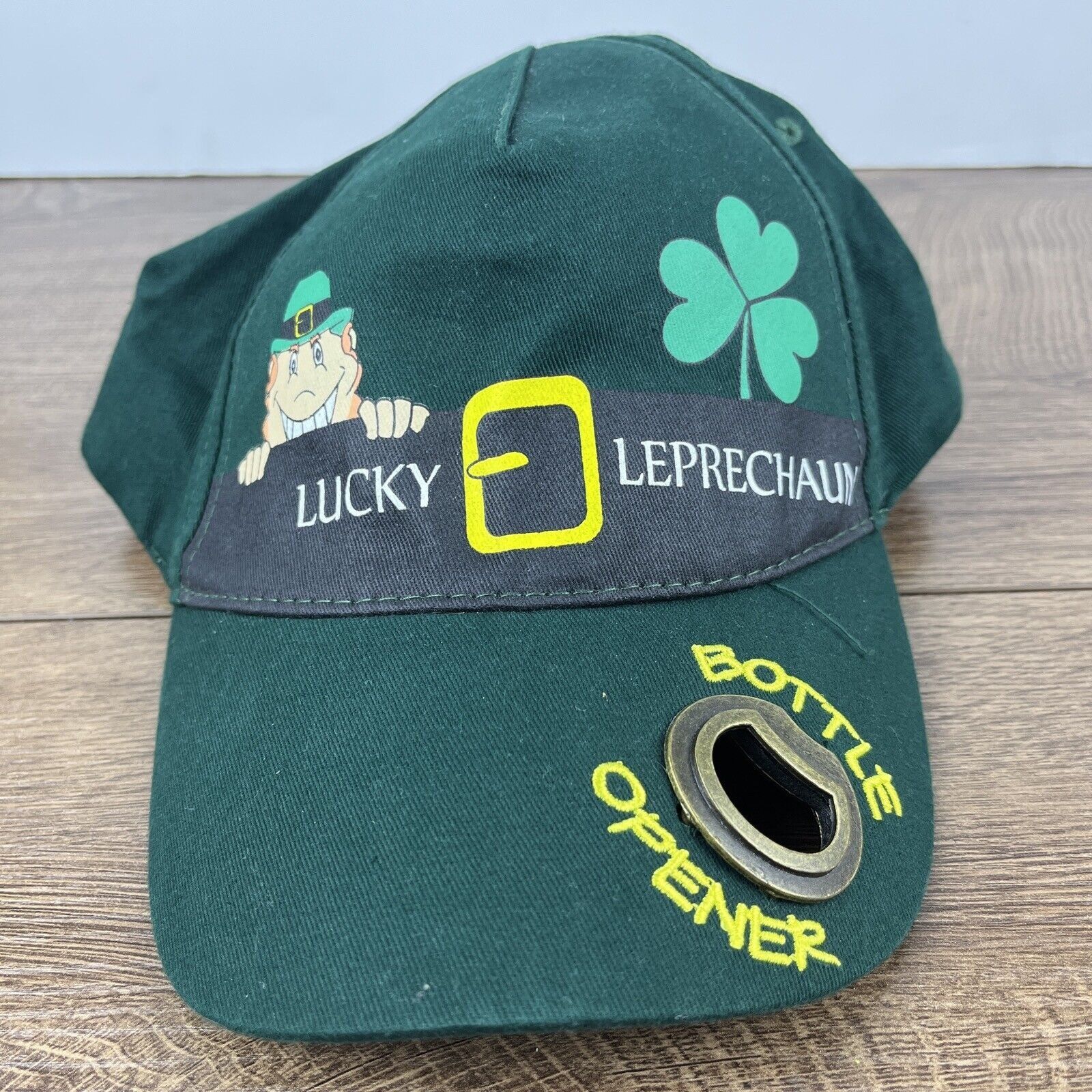 Other Lucky Leprechaun Hat Bottle Opener Green Hat Adjustable Adul Size ONE SIZE - 4 Thumbnail
