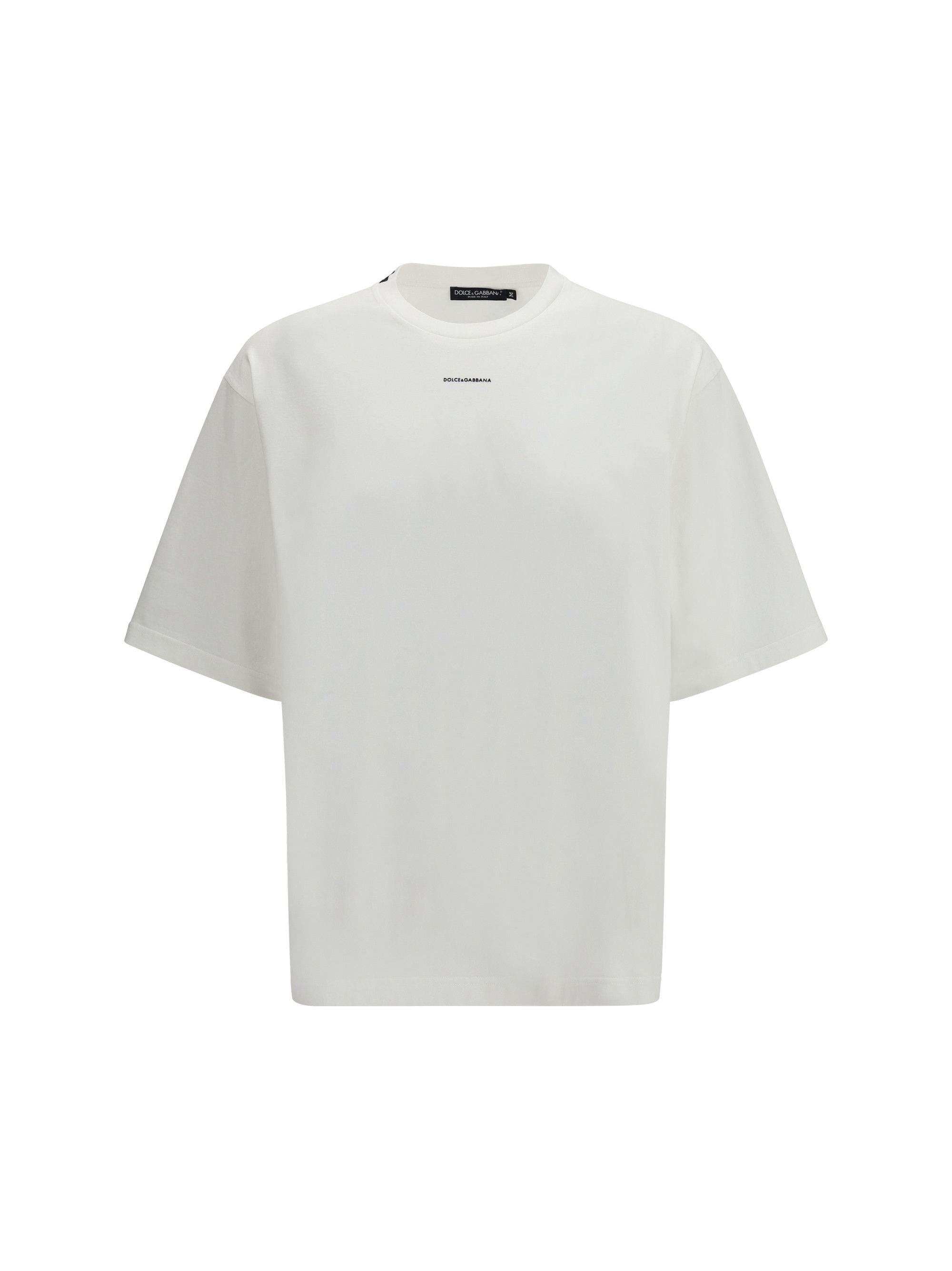 Dolce & Gabbana Oversized T-shirt with print crew neck Size US M / EU 48-50 / 2 - 1 Thumbnail