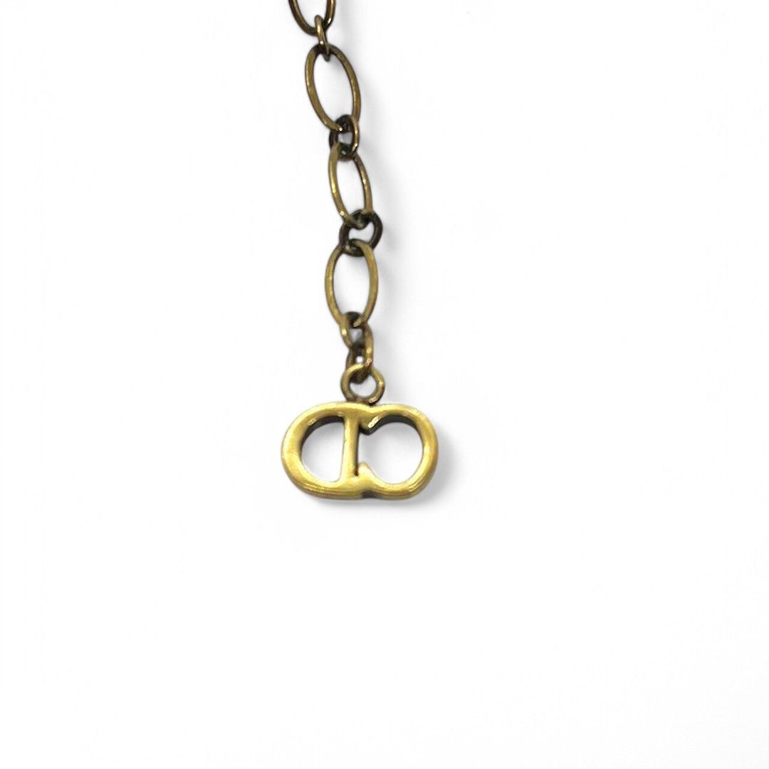 Dior Dior - J'Adior Vintage Choker Chain Black Gold Size ONE SIZE - 6 Thumbnail
