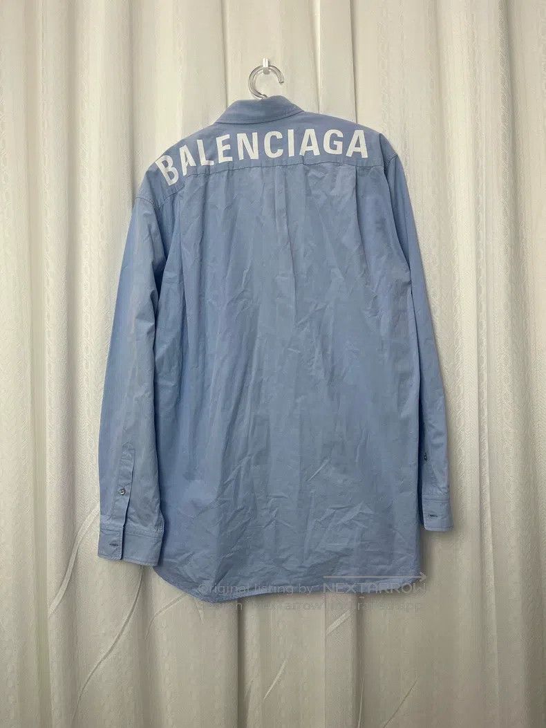 Balenciaga Balenciaga size 39 Back Logo Long Sleeve Shirt Size US XS / EU 42 / 0 - 2 Thumbnail