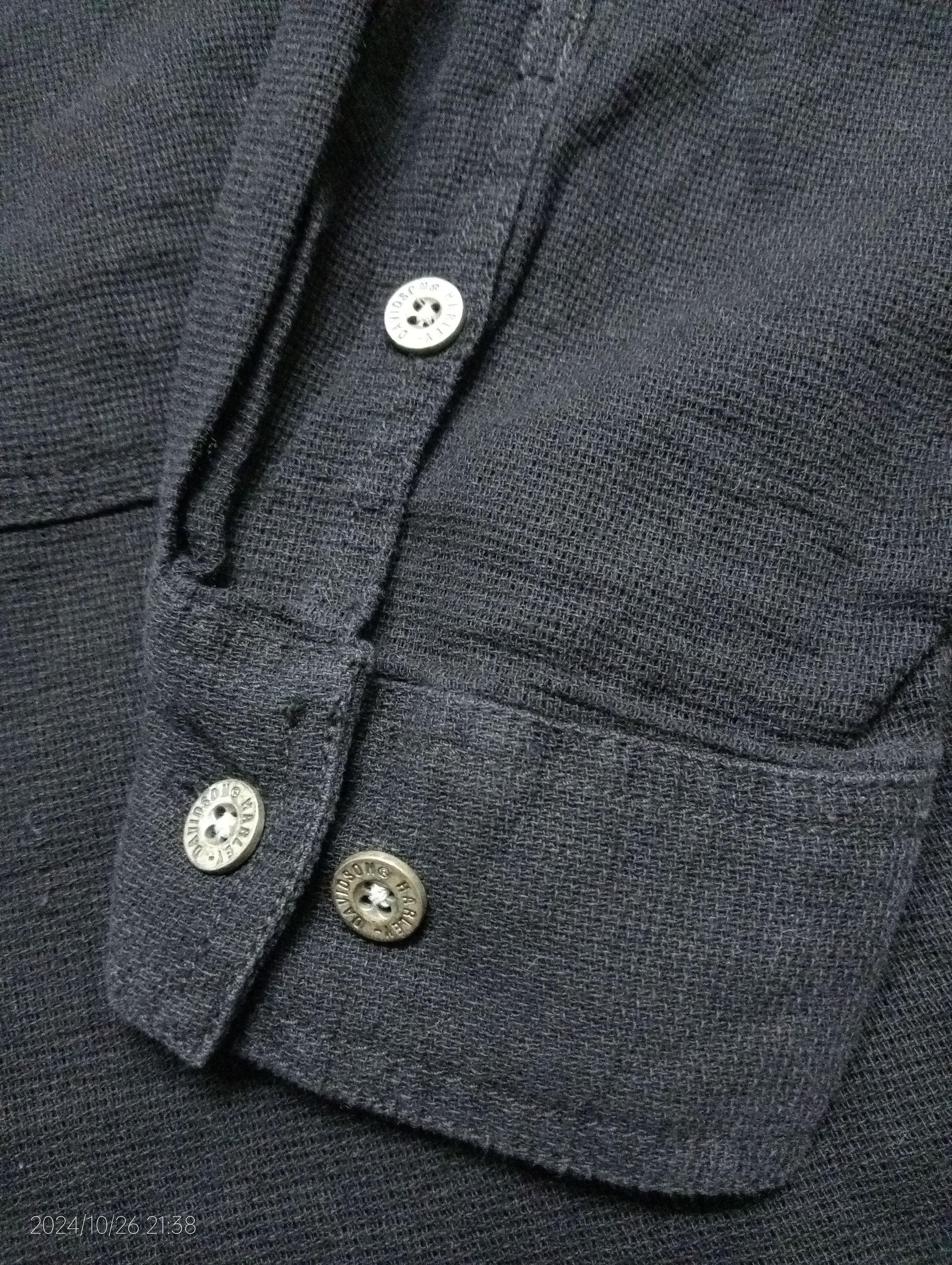 Harley Davidson VTG Harley-Davidson Embroidery Button Up Long Sleeve Shirt Size US XL / EU 56 / 4 - 8 Thumbnail