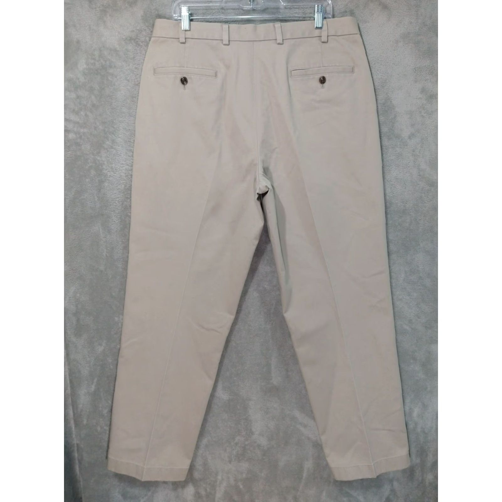 Brooks Brothers Brooks Brothers Pants Mens 36x32 Beige Chino Flat Front Cotton Size US 36 / EU 52 - 2 Thumbnail