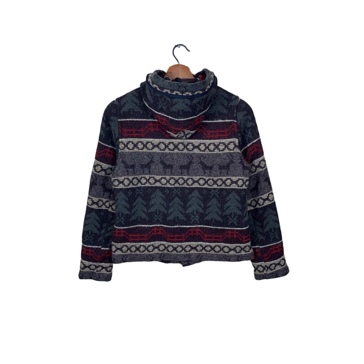 Johnson Woolen Mills × Native Vintage Johnson Woolen Mills Native Hoodie Jacket Size ONE SIZE - 10 Thumbnail