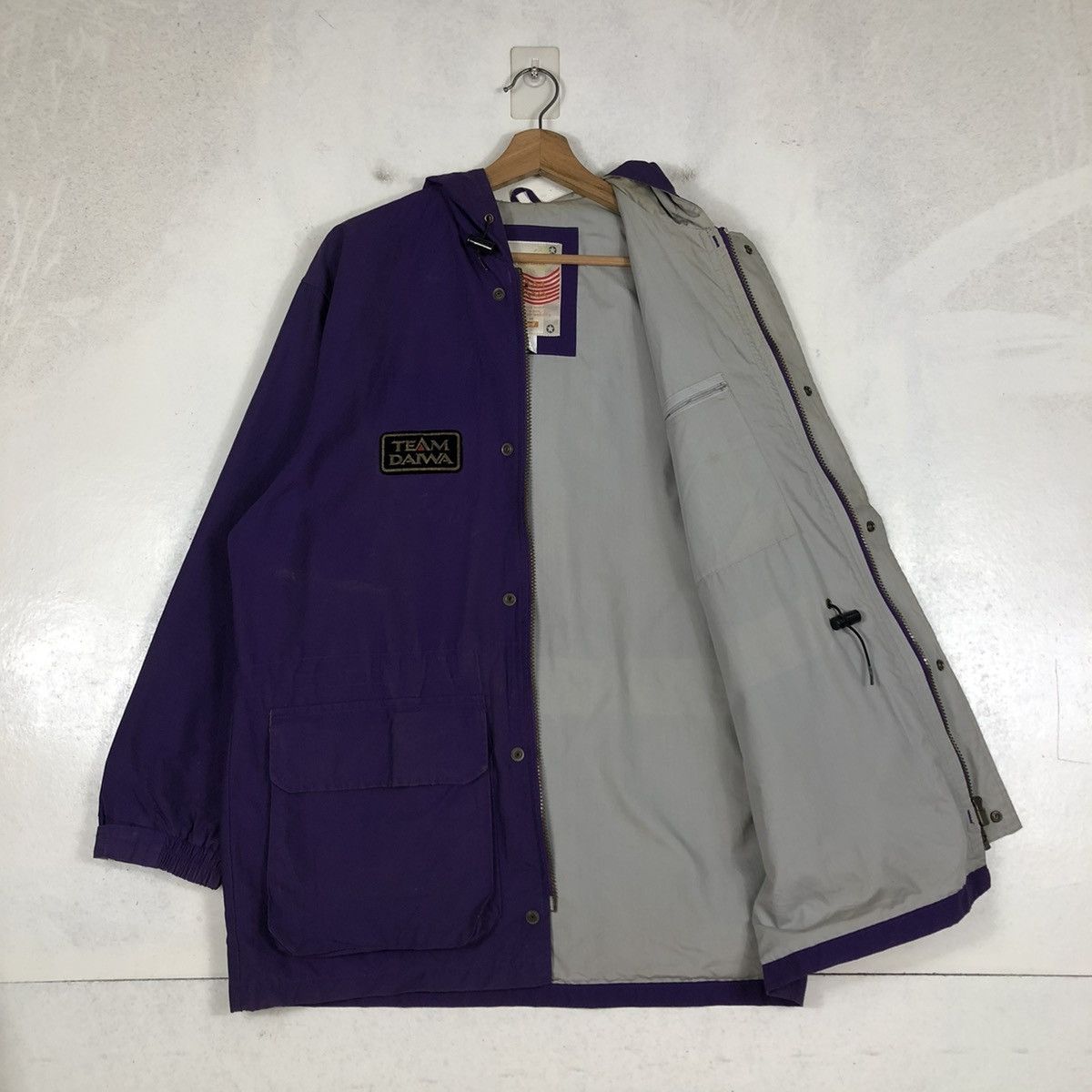 Japanese Brand 📌VINTAGE BIKER JACKET HUNTING MULTI POCKET TEAM DAIWA JAPAN Size US M / EU 48-50 / 2 - 13 Thumbnail