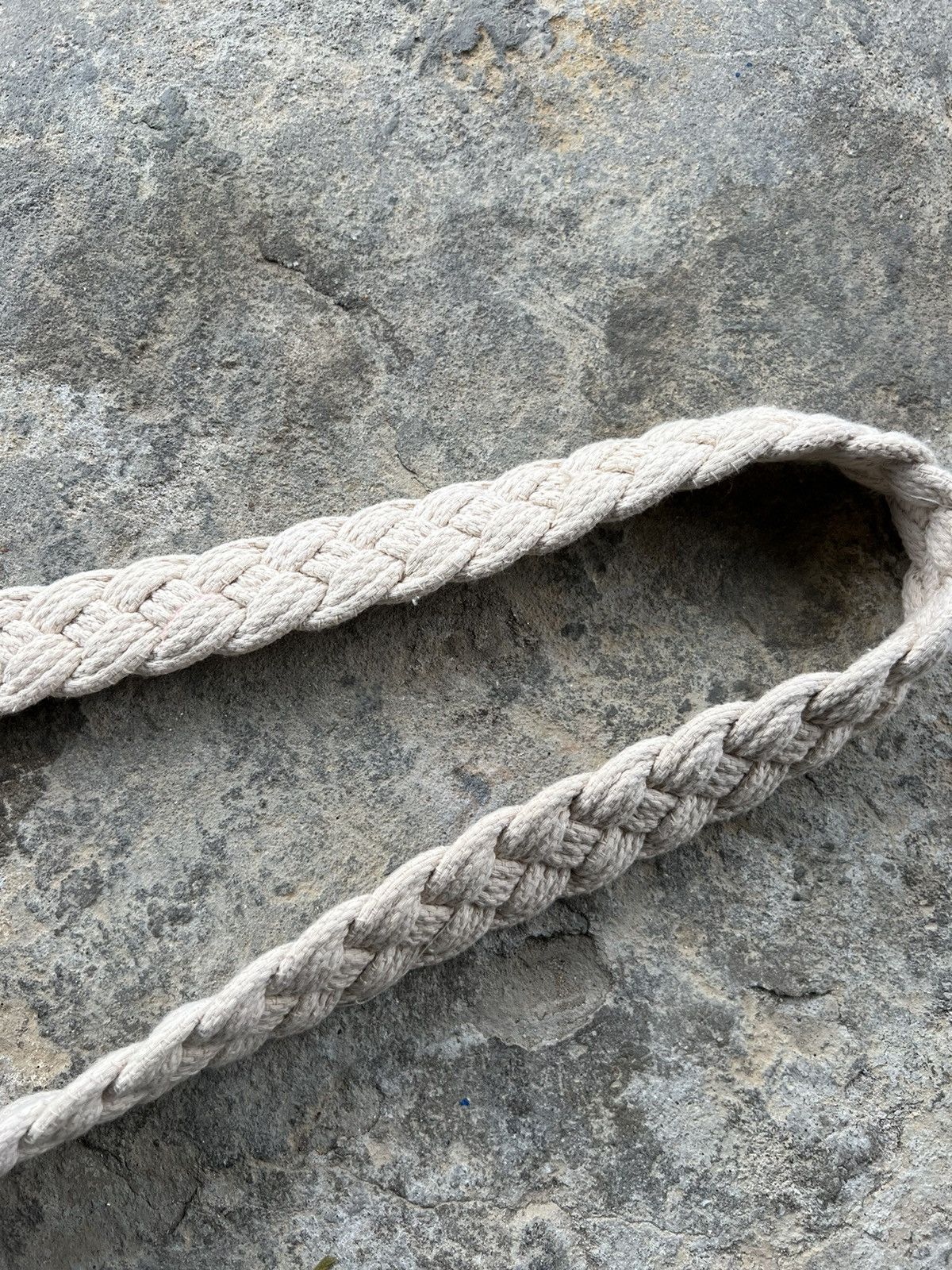 Abercrombie & Fitch × Vintage Abercrombie & Fitch White Braided Belt Rope 32 Size 32 - 3 Thumbnail