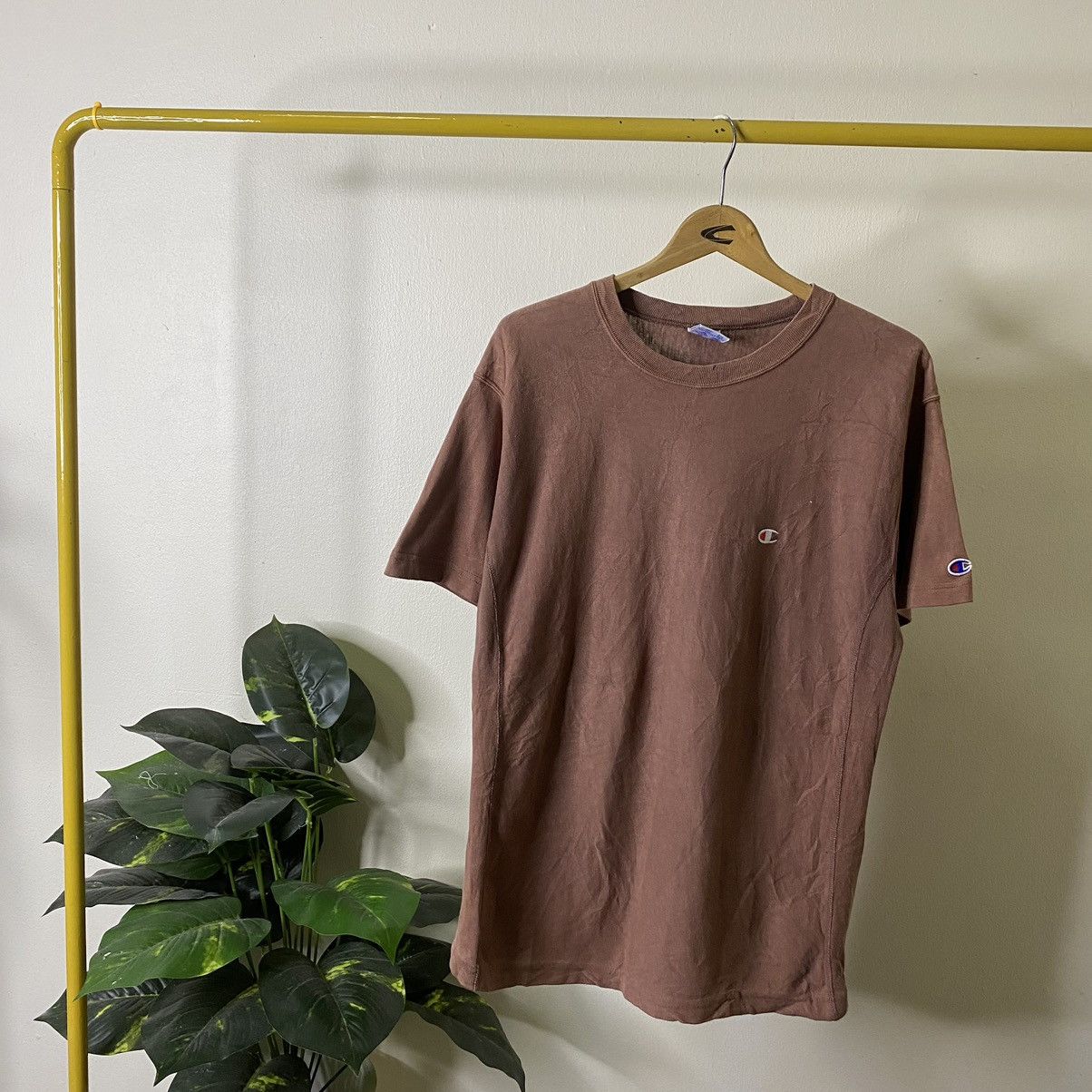 Champion Y2K Champion Reverse Weave Travis Scott Brown Style Tee Size US L / EU 52-54 / 3 - 1 Thumbnail