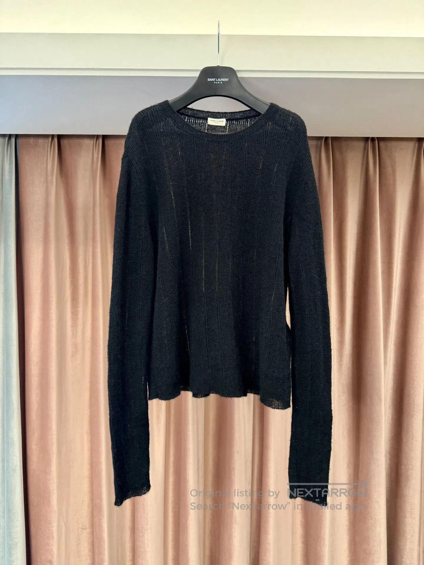 Saint Laurent Paris Saint Laurent Textured Cashmere Sweater. Size US S / EU 44-46 / 1 - 1 Thumbnail
