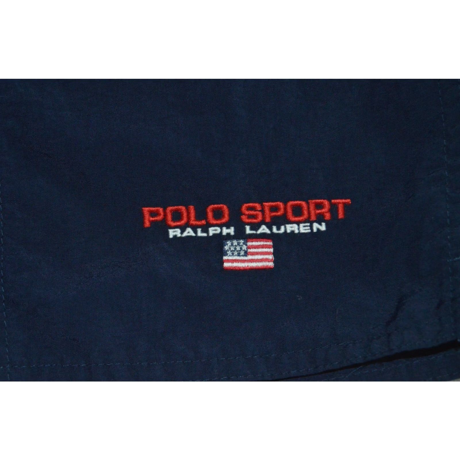 Vintage VINTAGE Polo Sport Swim Trunks Bottom Men XL Navy Blue Nylon 90s Flag Logo Polo Pony Quick Dry Breathable Drawstring Elastic Waist Size US XL / EU 56 / 4 - 4 Thumbnail